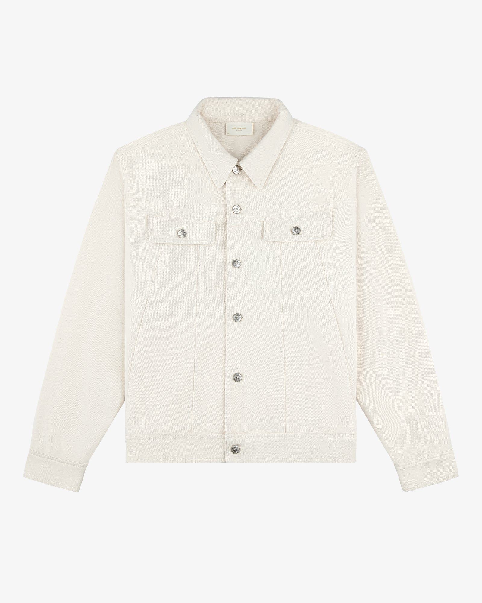 Aime Leon Dore o1mle0725 Denim Trucker Jacket in Natural Size US M / EU 48-50 / 2 - 1 Thumbnail
