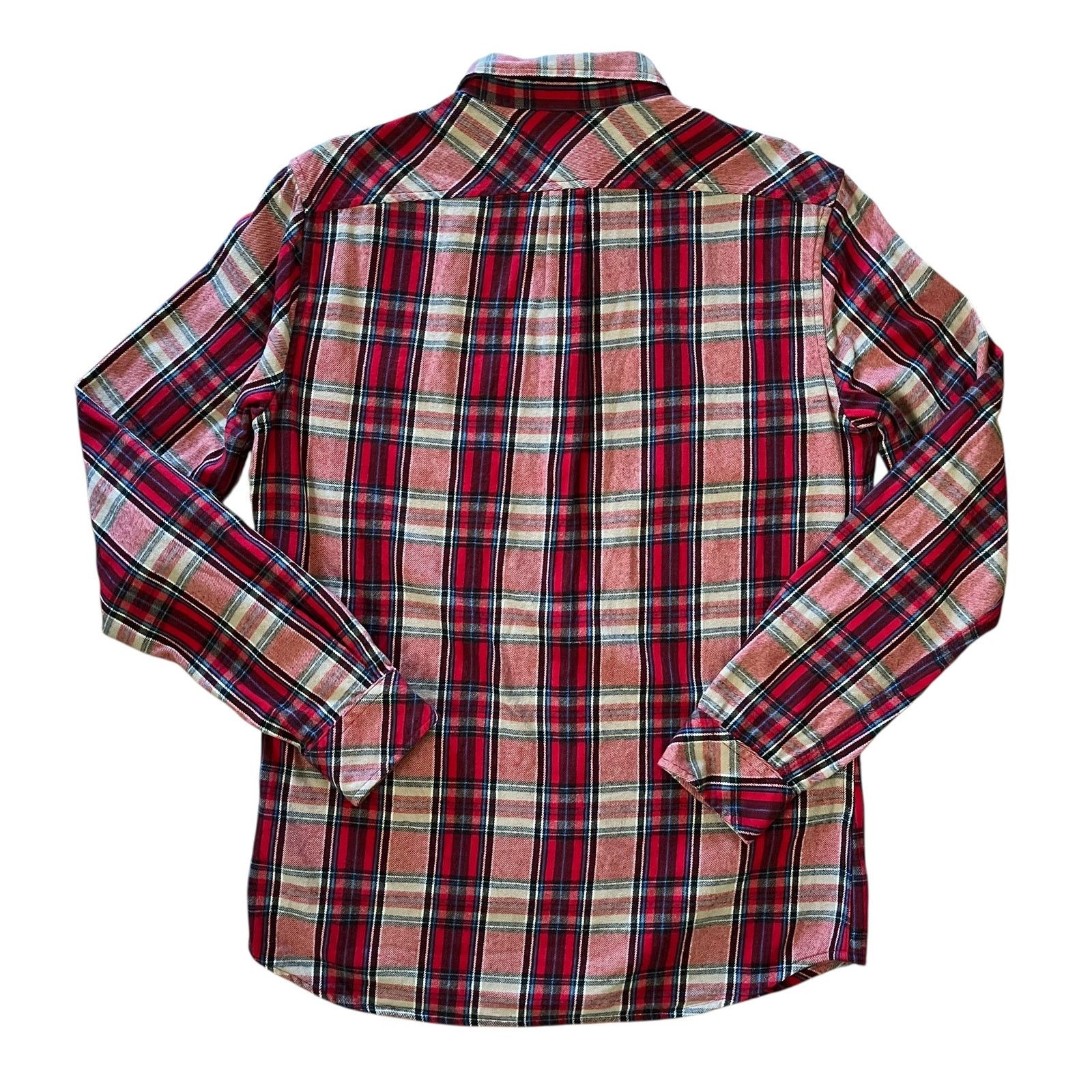 Diesel Diesel Red Plaid Check Cotton Button-Down Flannel Shirt Size US L / EU 52-54 / 3 - 2 Thumbnail
