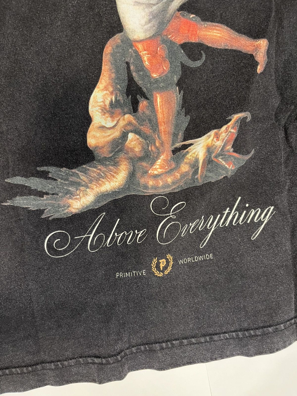 Primitive Primitive Skateboarding Above Everything Angel Black T-Shirt Size US S / EU 44-46 / 1 - 12 Thumbnail