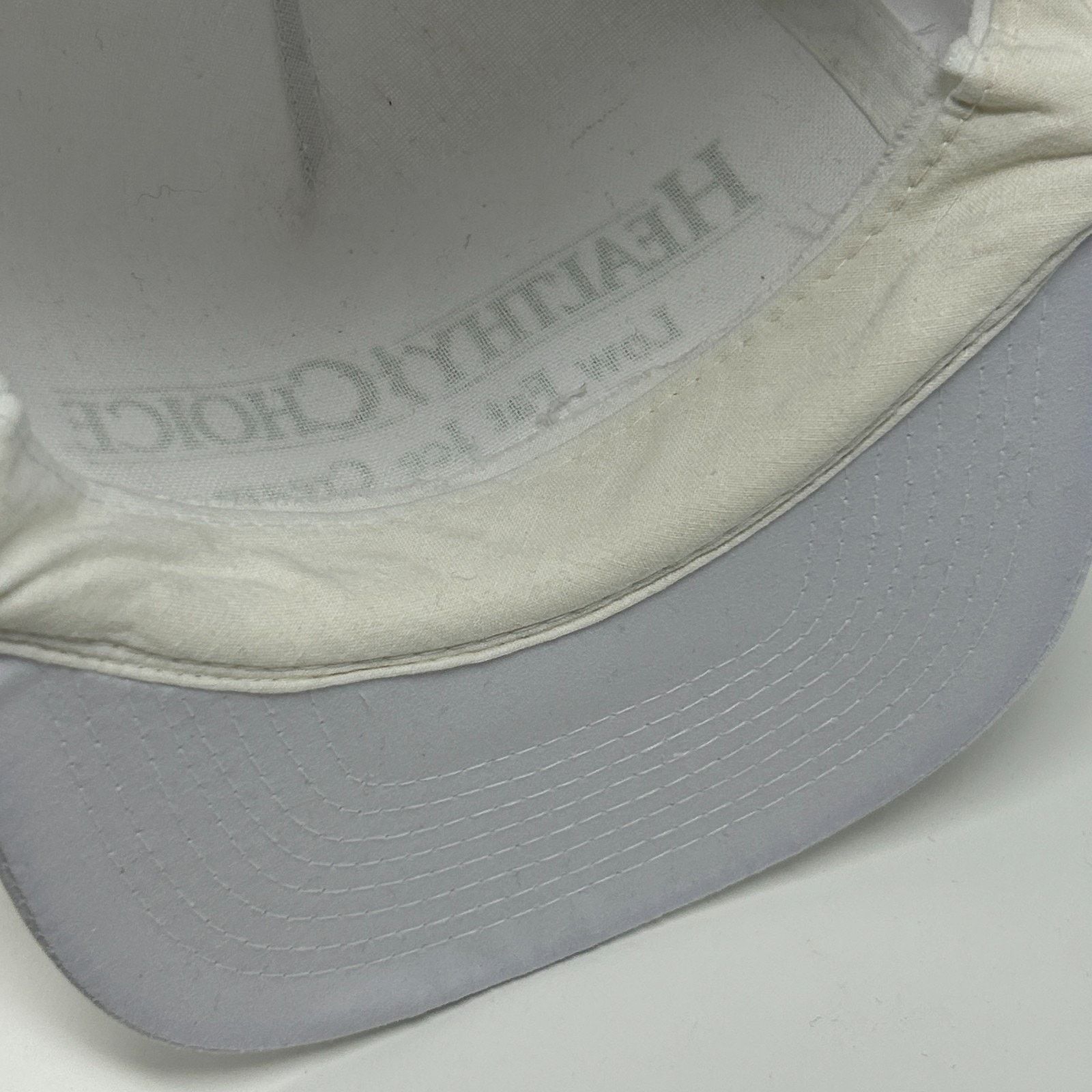Vintage Vintage 90s Healthy Choice Ice Cream Hat Baseball Cap White Size ONE SIZE - 5 Thumbnail