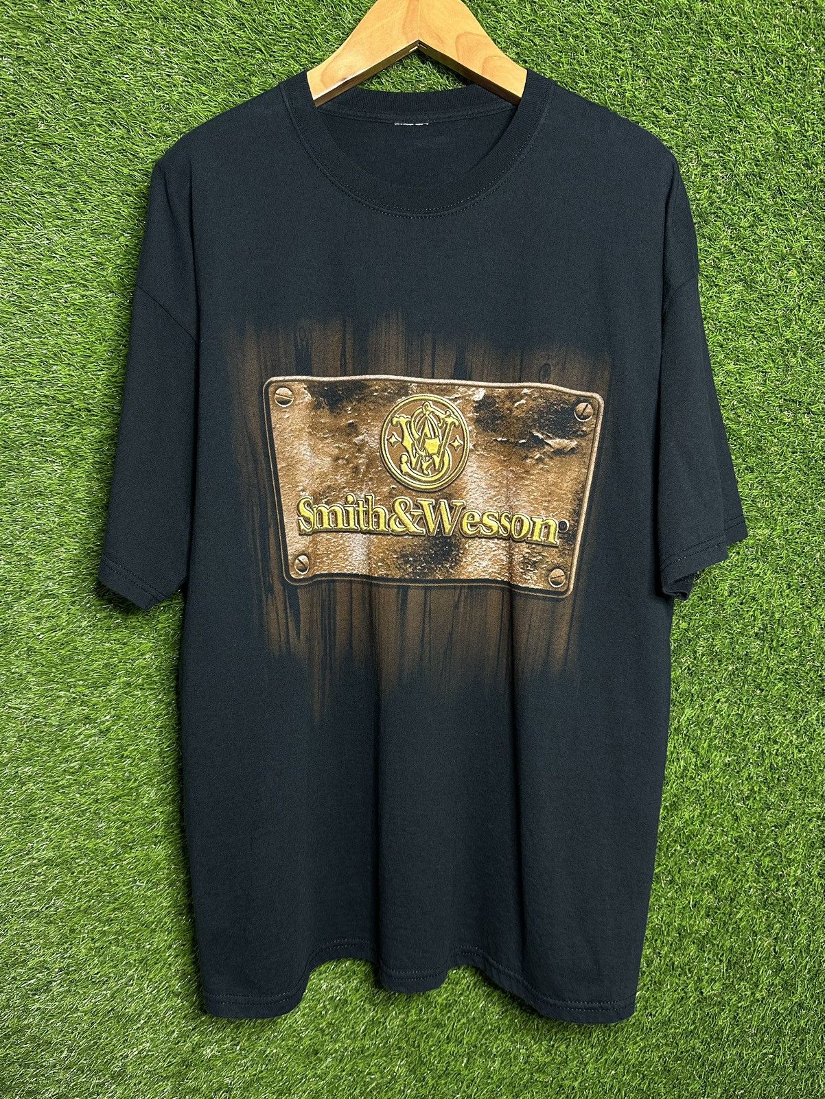 Vintage 🚨Vintage Smith And Wesson 00s Promo T-Shirt Size US XXL / EU 58 / 5 - 1 Thumbnail