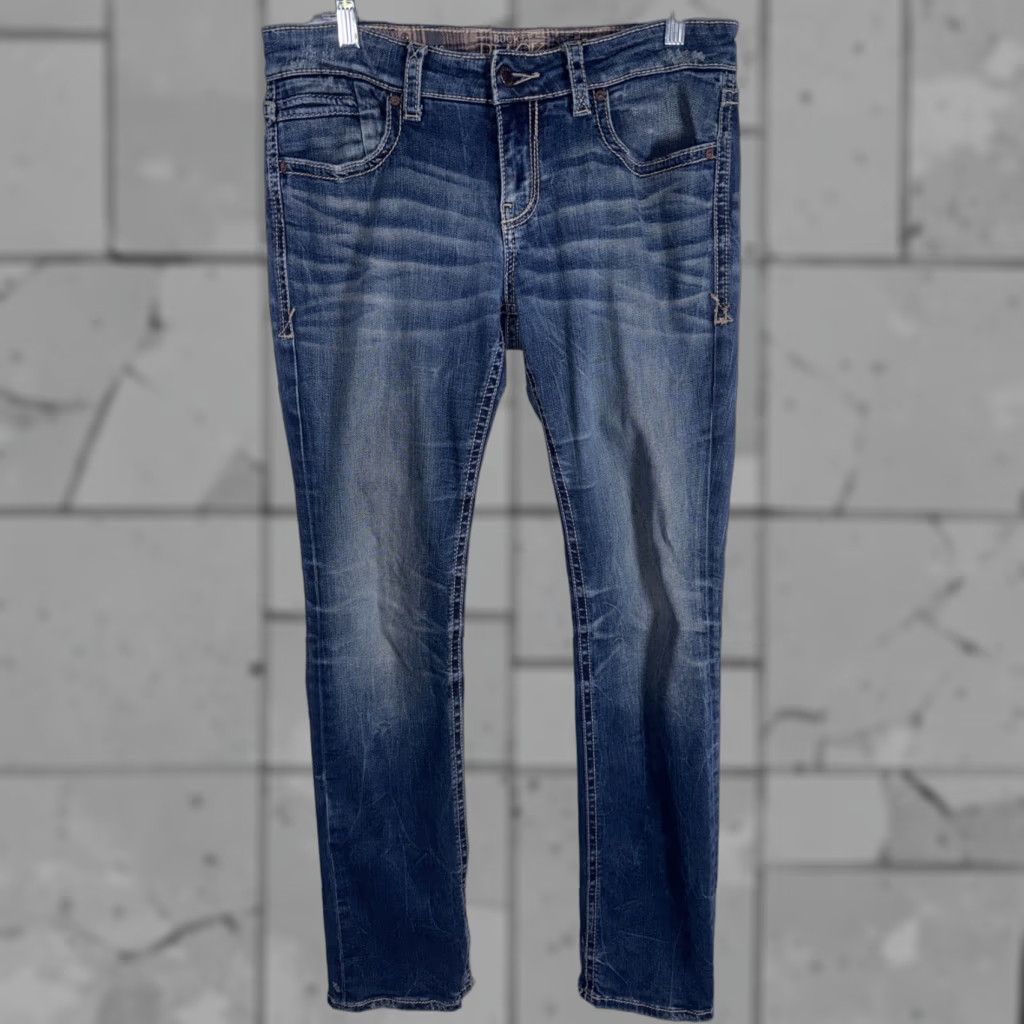 Buckle Black Buckle Black Jeans Mens Straight 29x32 Blue Regular Pants Size US 29 - 1 Thumbnail