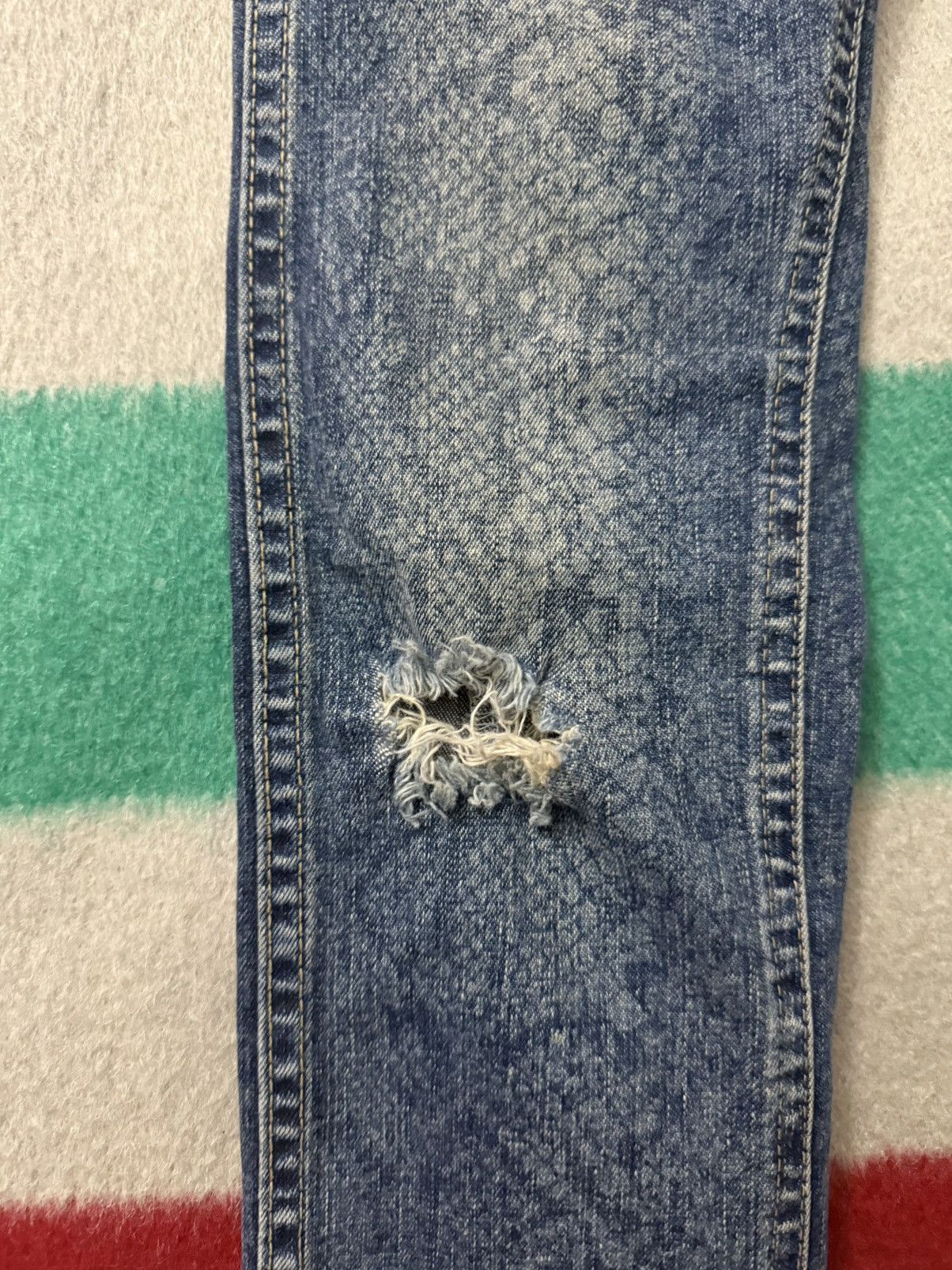 Hysteric Glamour Hysteric Glamour Mini Snakeskin Jeans 24 Waist 25 Inseam Size 24" / US 00 / IT 34 - 8 Thumbnail