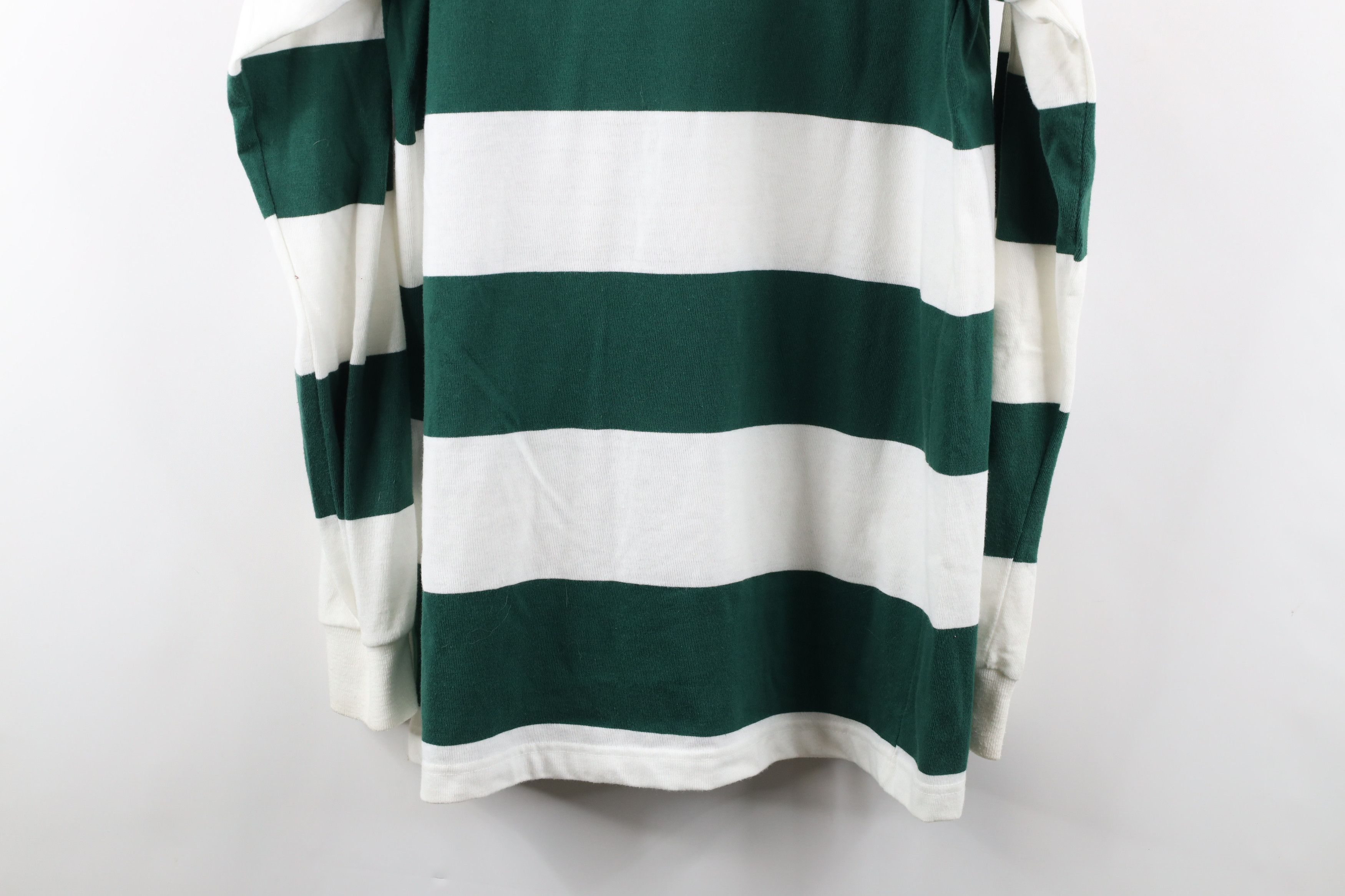 Vintage Vintage 90s Streetwear Striped Long Sleeve Rugby Polo USA Size US L / EU 52-54 / 3 - 11 Thumbnail