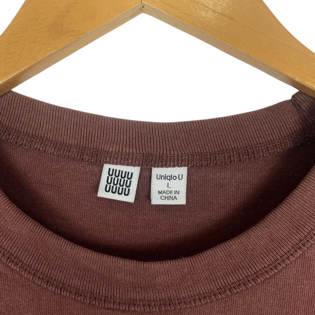 Lemaire × Uniqlo LEMAIRE x UNIQLO COLLECTION Plain Brown Tee Shirt Top Size US L / EU 52-54 / 3 - 3 Thumbnail