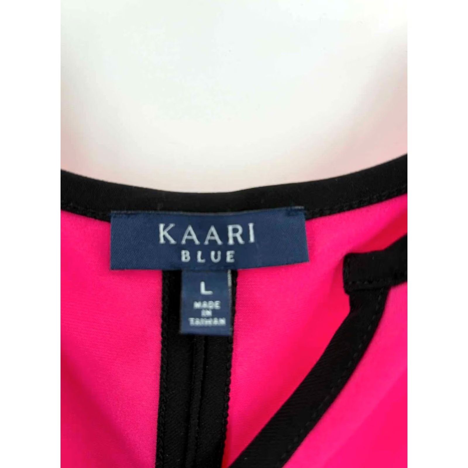 Vintage Pre-Owned Kaari Blue Pink Size Large Blouse Size L / US 10 / IT 46 - 3 Thumbnail