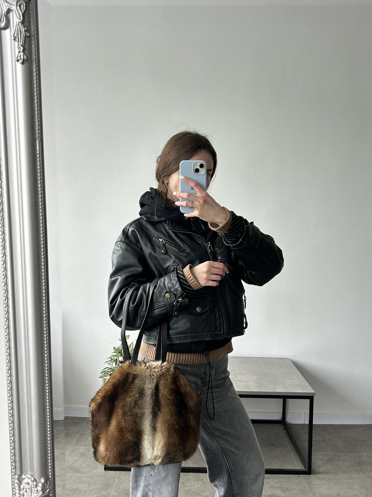 Vintage Vintage fur faux Y2K bag Size ONE SIZE - 7 Thumbnail