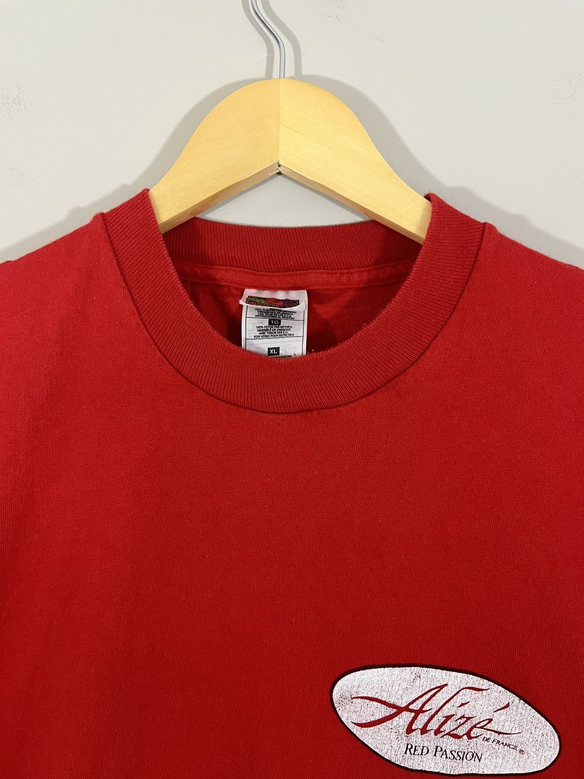 Vintage Single Stitch Passion French Alcohol Booze Tee Size US XL / EU 56 / 4 - 3 Thumbnail
