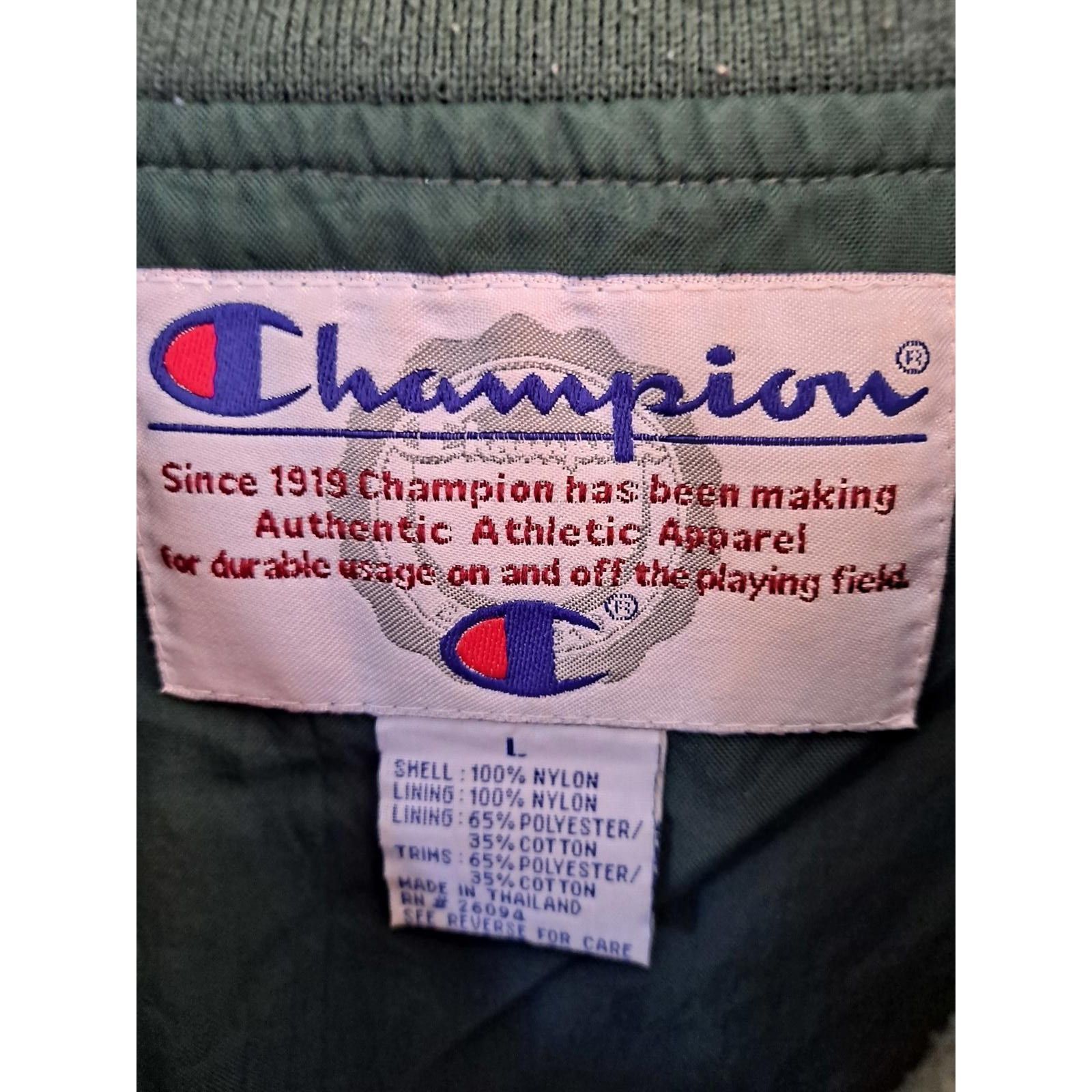 Champion Vintage Champion Green Bay Packers V Neck Windbreaker Size L Size US L / EU 52-54 / 3 - 5 Thumbnail