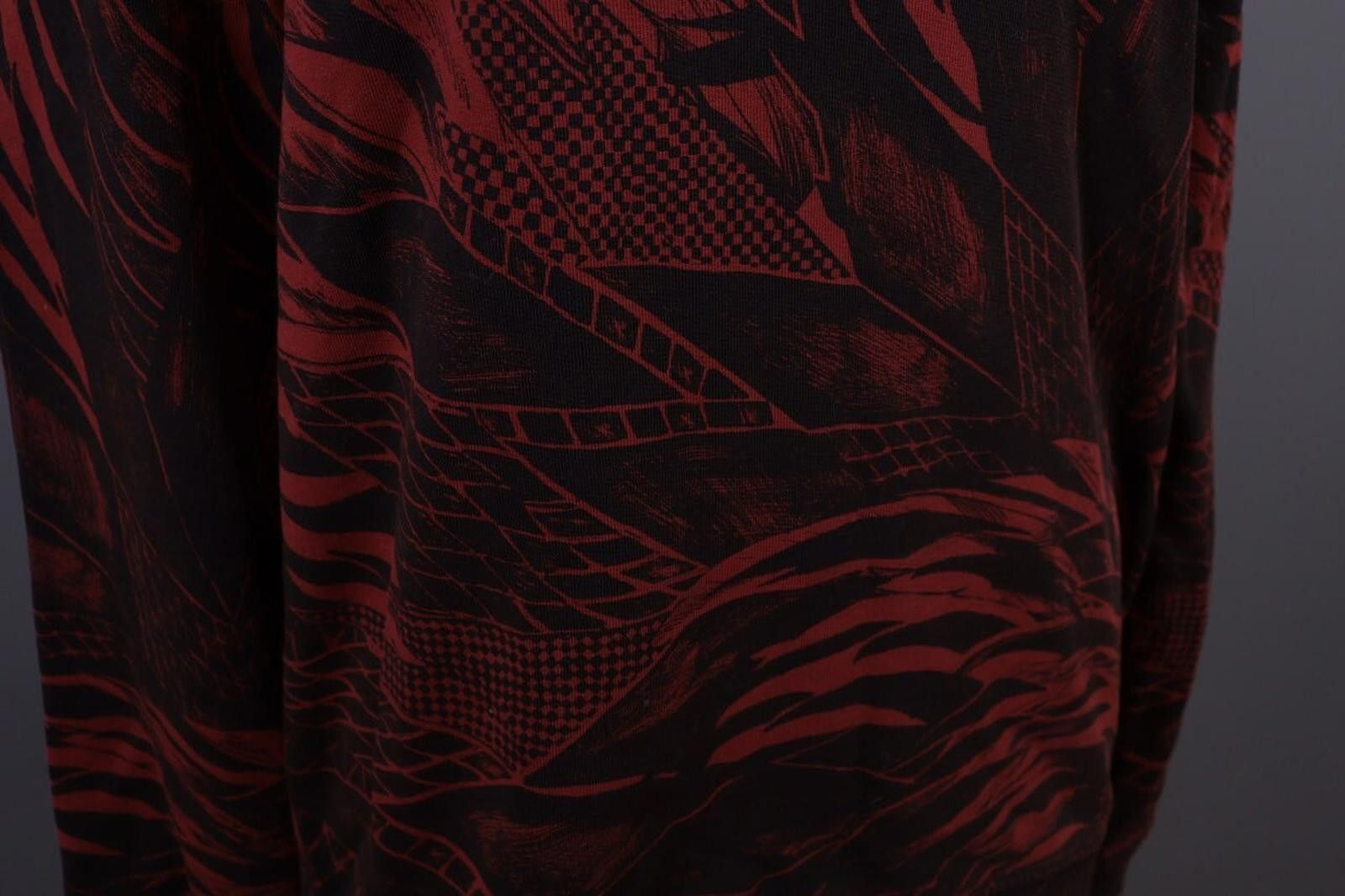 Just Cavalli Just Cavalli Red Floral Sweatshirt Jumper Sweater Size L Size L / US 10 / IT 46 - 6 Thumbnail