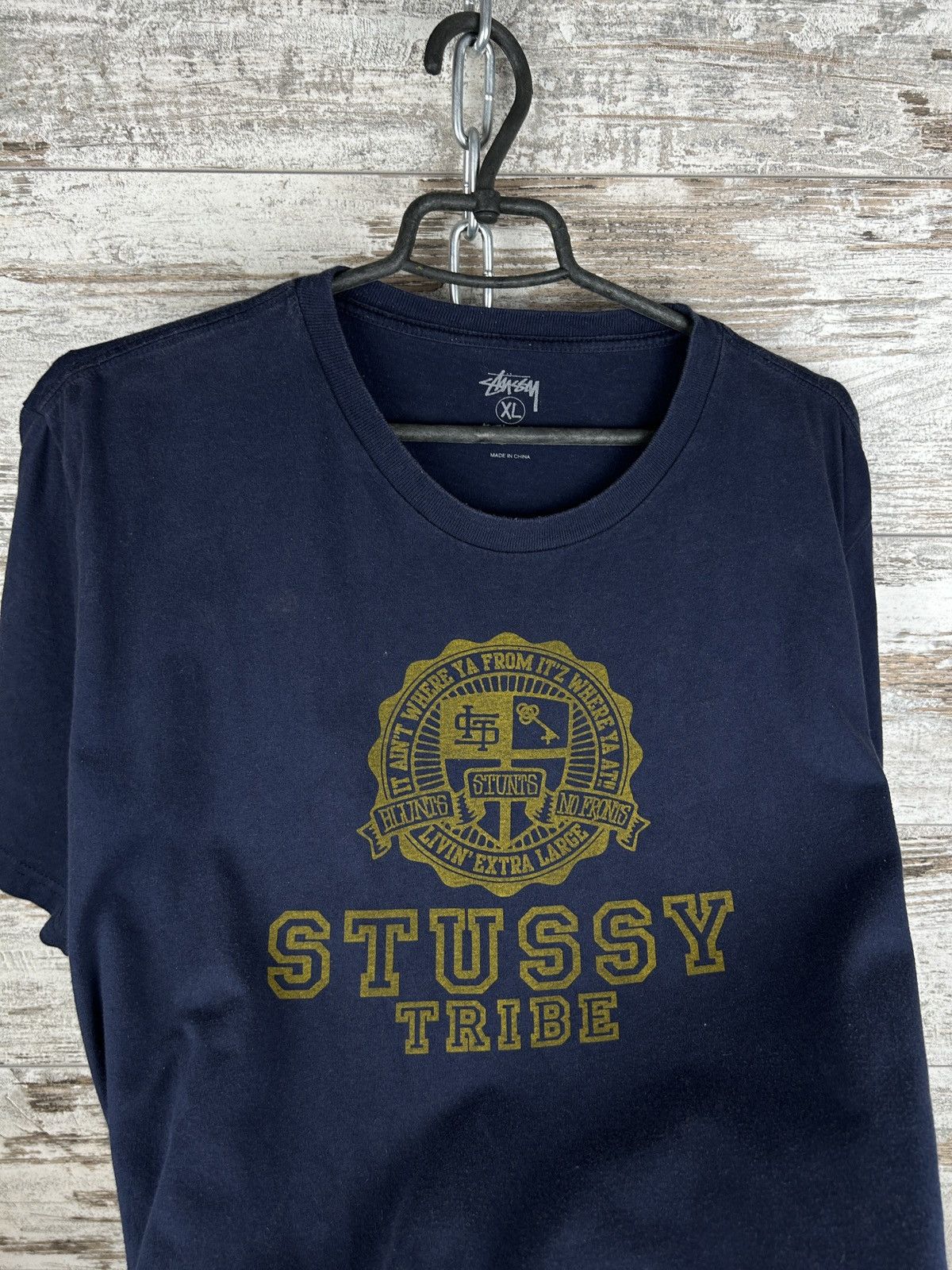 Stussy × Vintage Mens Vintage Stussy T Shirt big logo tee y2k streetwear Size US XL / EU 56 / 4 - 4 Thumbnail