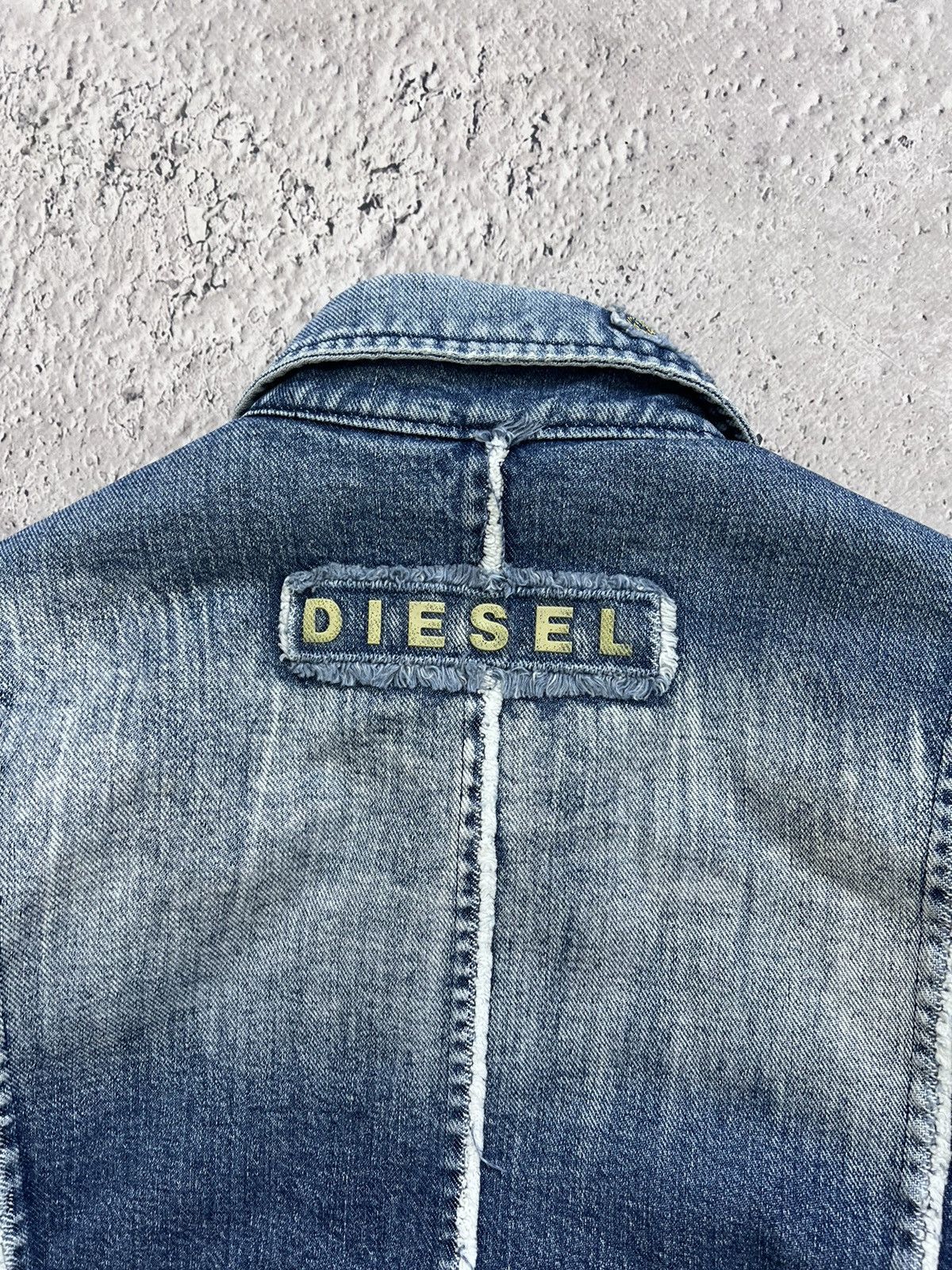 Diesel × Japanese Brand × Vintage Diesel Vintage Mens Denim Racing faded Jacket Jeans Size US M / EU 48-50 / 2 - 13 Thumbnail