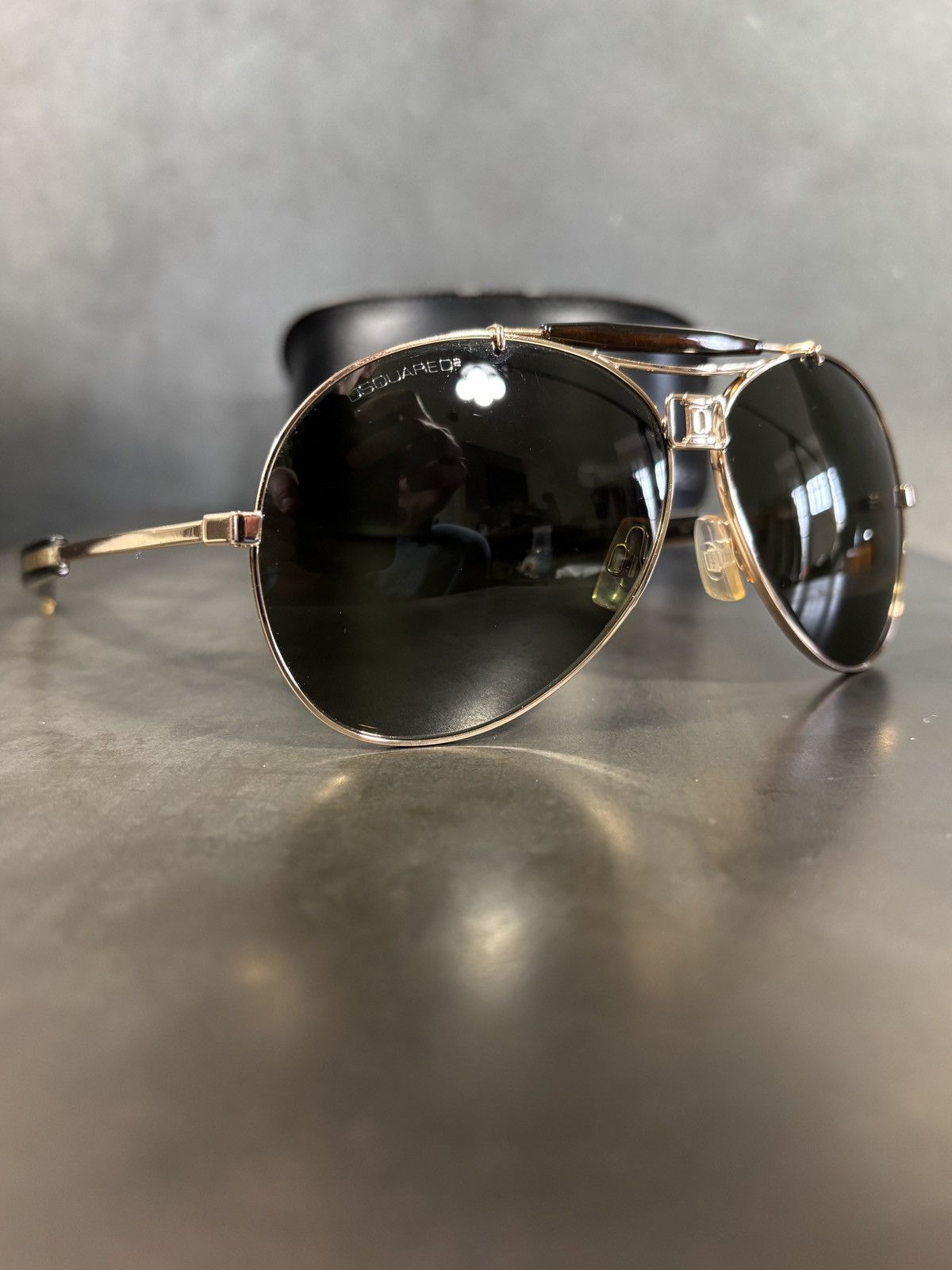 Dsquared2 2010 DSquared2 Sunglasses Metal Aviators DQ 0001 Italy Size ONE SIZE - 1 Thumbnail