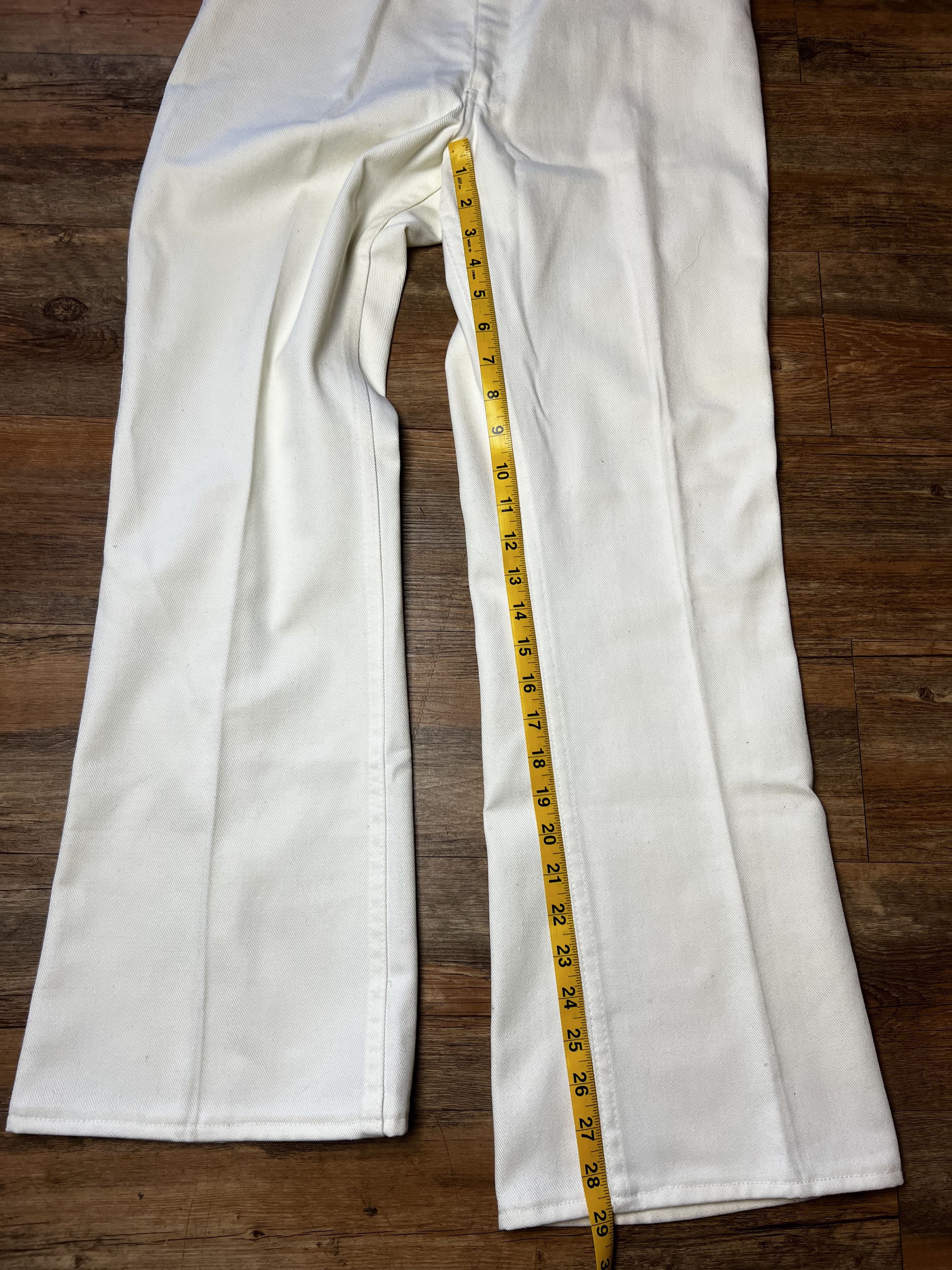 Levi's Vintage Clothing Vintage 1960's Levi's White Sta-Prest Pants Size US 32 / EU 48 - 6 Thumbnail