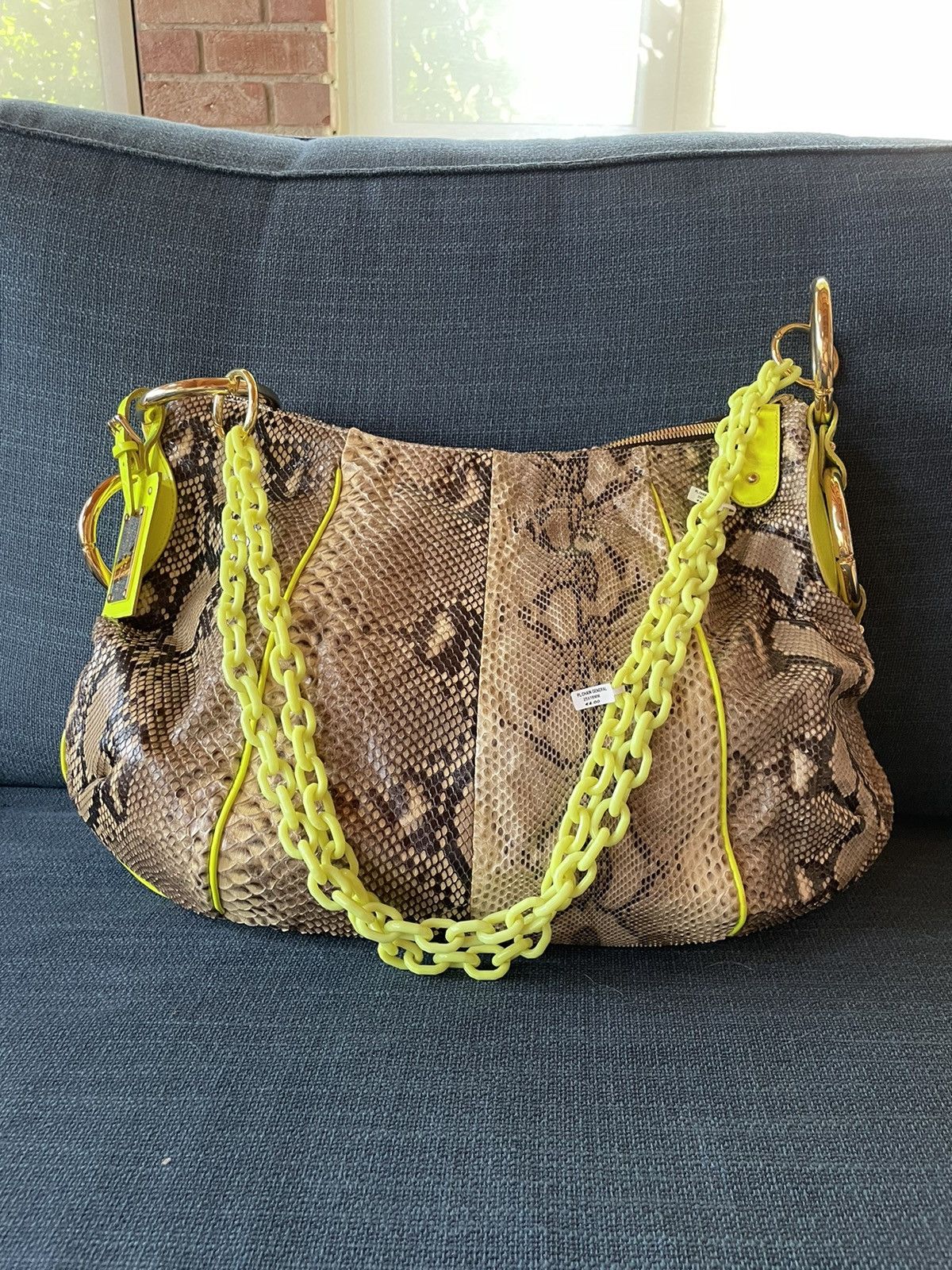 Other Rare Gianmarco Lorenzi genuine python shoulder bag Size ONE SIZE - 2 Thumbnail