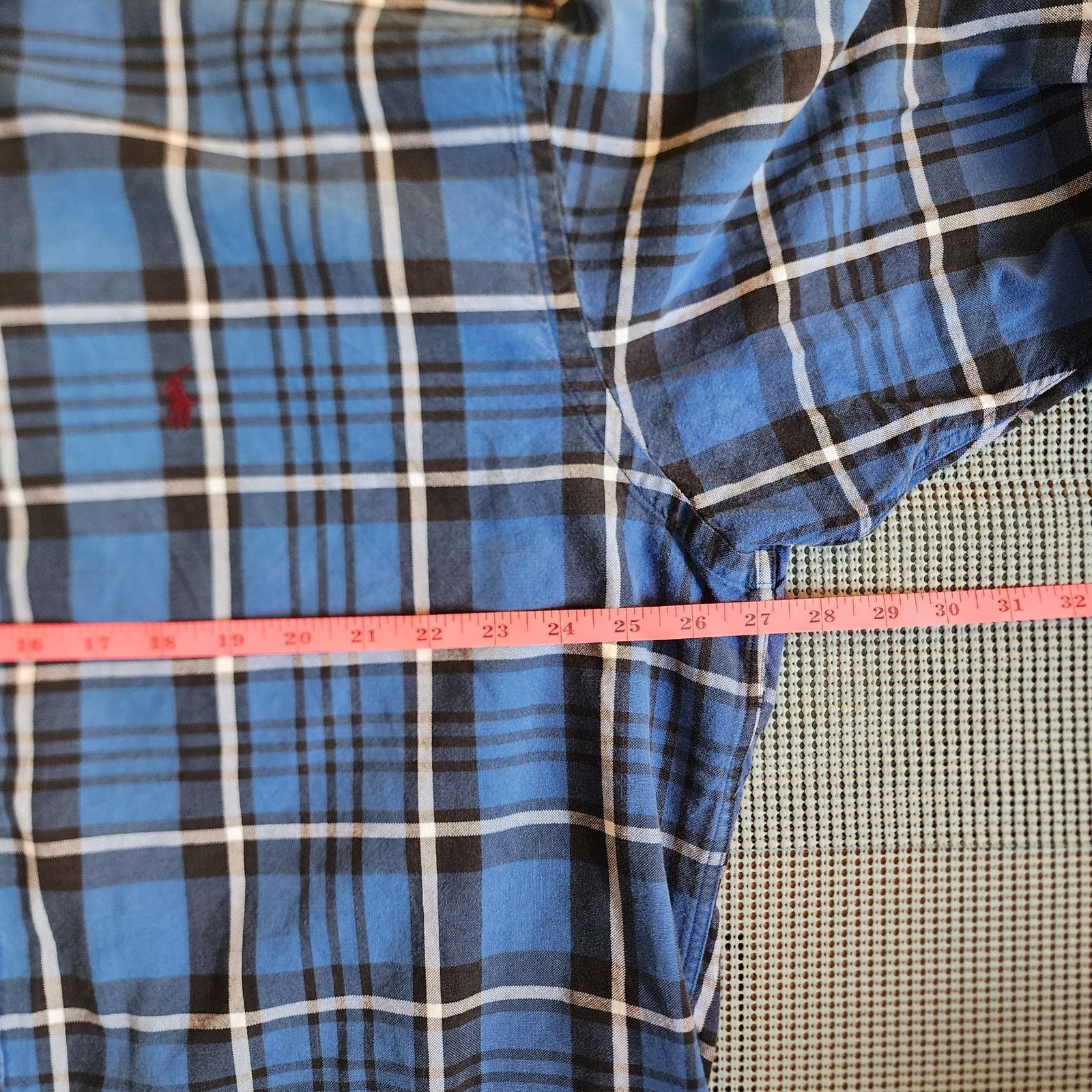 Ralph Lauren Ralph Lauren XL Blue Black White Plaid Long Sleeve Shirt Size US XL / EU 56 / 4 - 6 Thumbnail