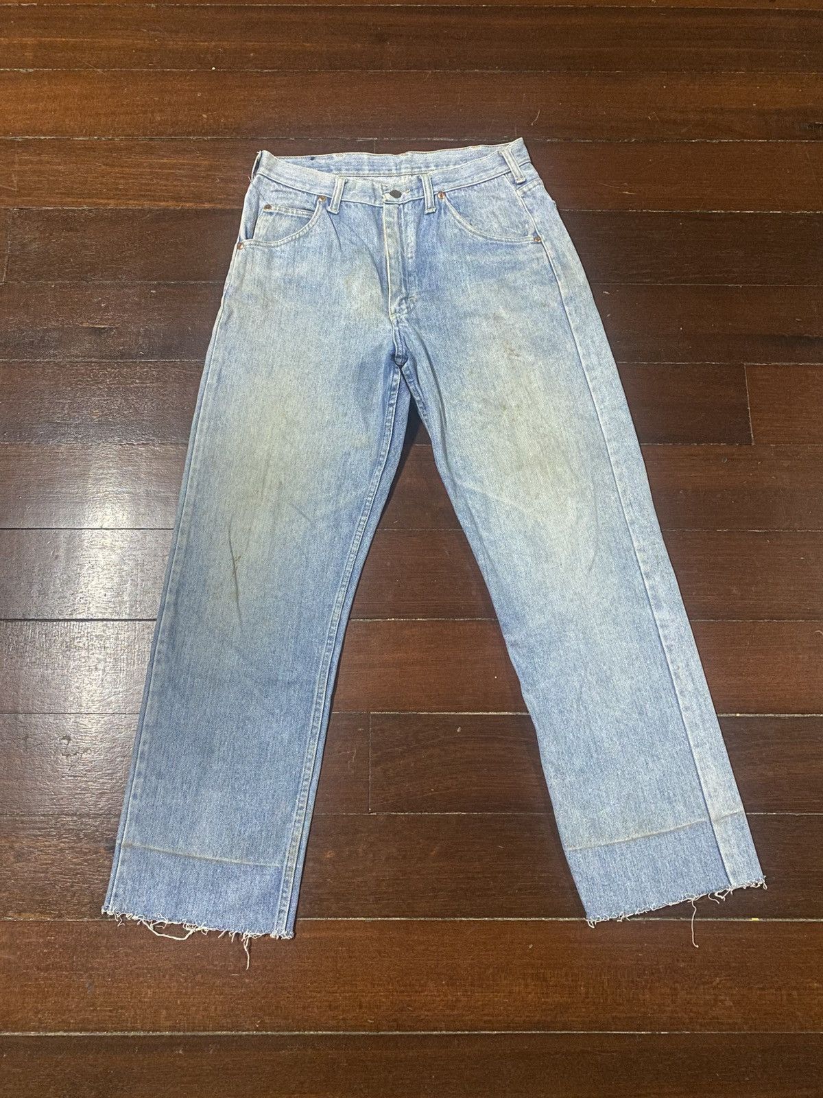 Lee Vintage 70s 80s Lee Riders Distressed mud wash rusty Size US 32 / EU 48 - 1 Thumbnail