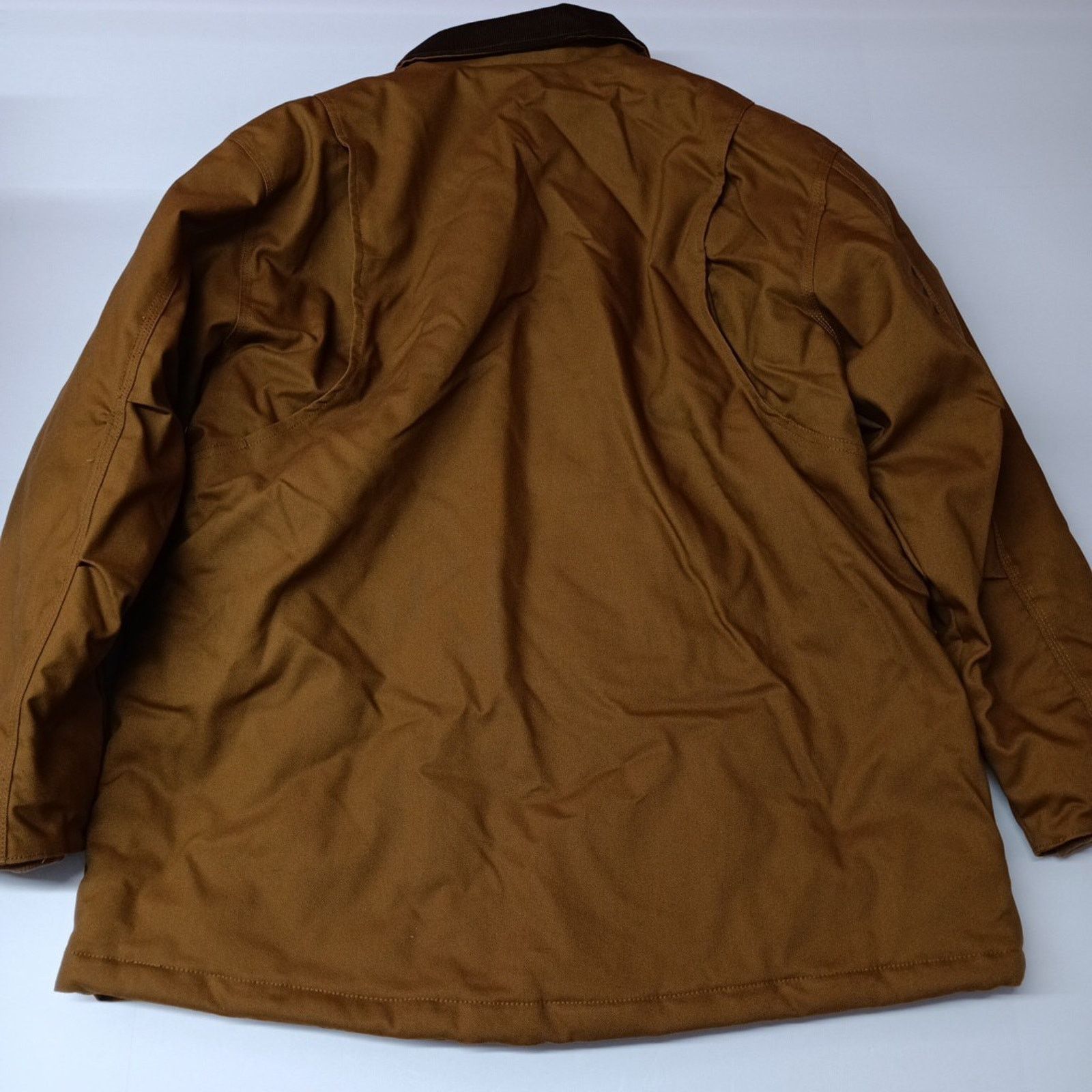 Wrangler Wrangler Jacket Duck Quilted Lined Brown Men's XL Canvas Size US XL / EU 56 / 4 - 9 Thumbnail