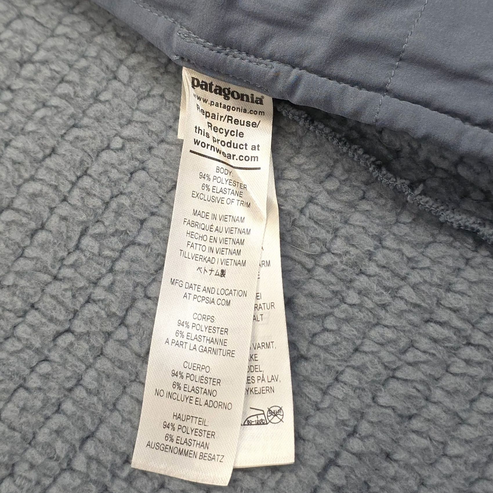 Patagonia Patagonia R2 Tech Face Jacket Men's Small Gray Blue Full Zip Regulator Size US S / EU 44-46 / 1 - 7 Thumbnail