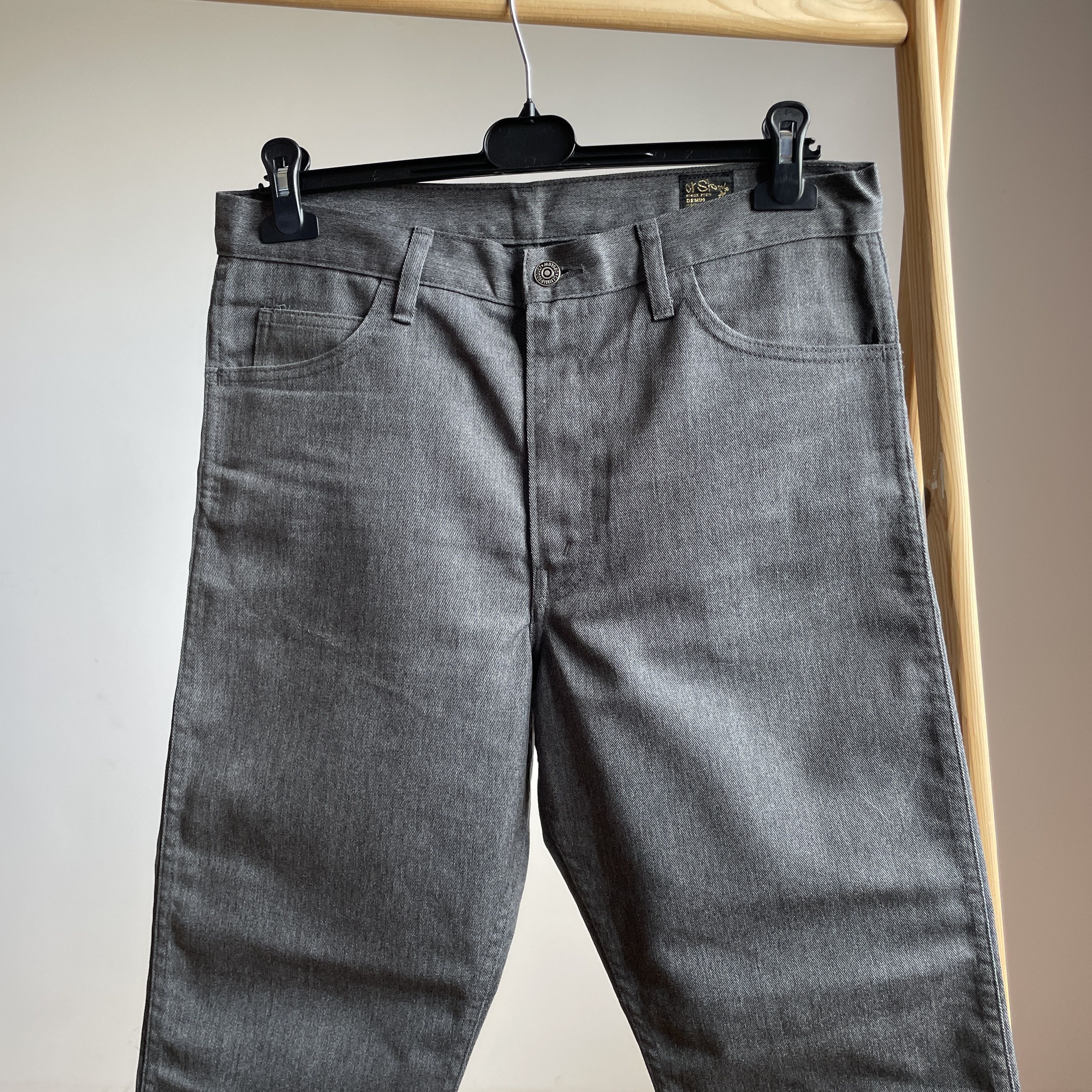Orslow Orslow Made in Japan Gray Twill Trousers Size 3/M Size US 32 / EU 48 - 3 Thumbnail