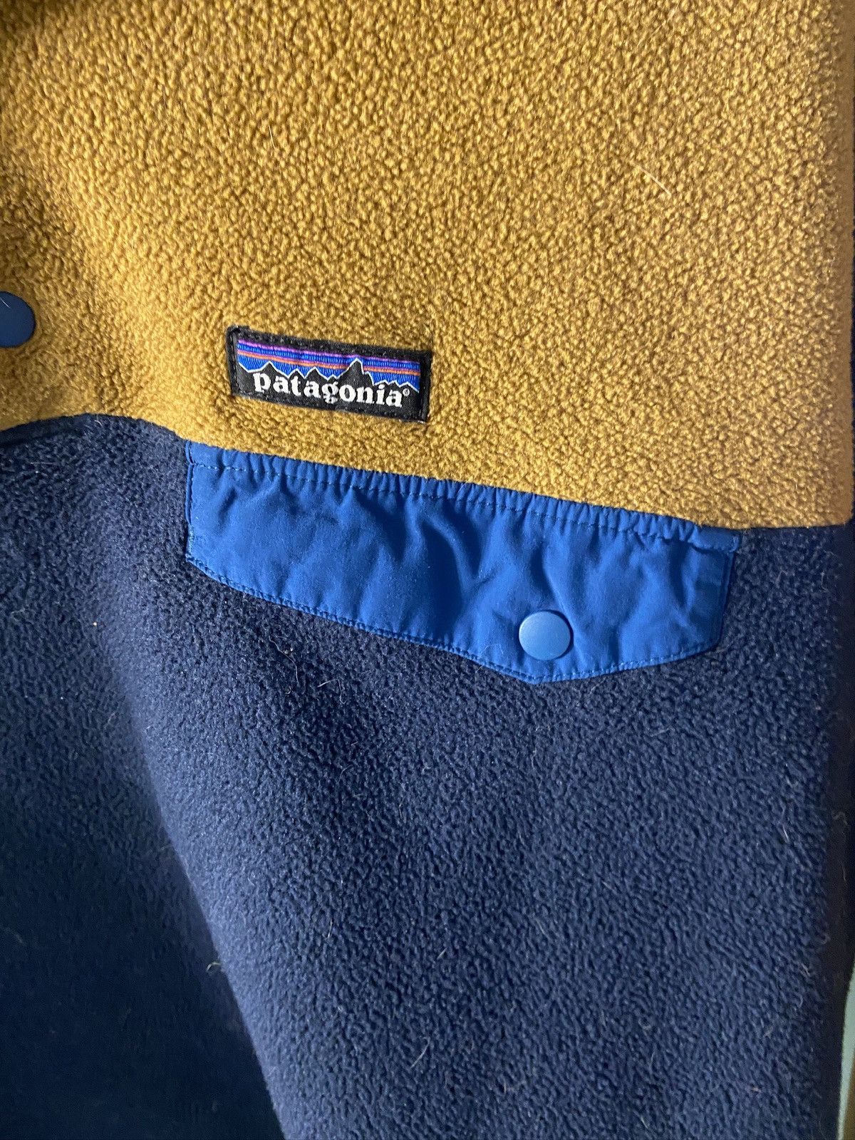 Patagonia Patagonia Synchilla orange/navy Sz M Size US M / EU 48-50 / 2 - 5 Thumbnail