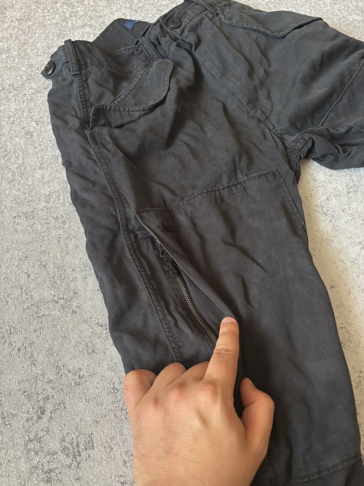 Vintage RALPH LAUREN CARGO PANTS Size 27" / US 4 / IT 40 - 4 Thumbnail