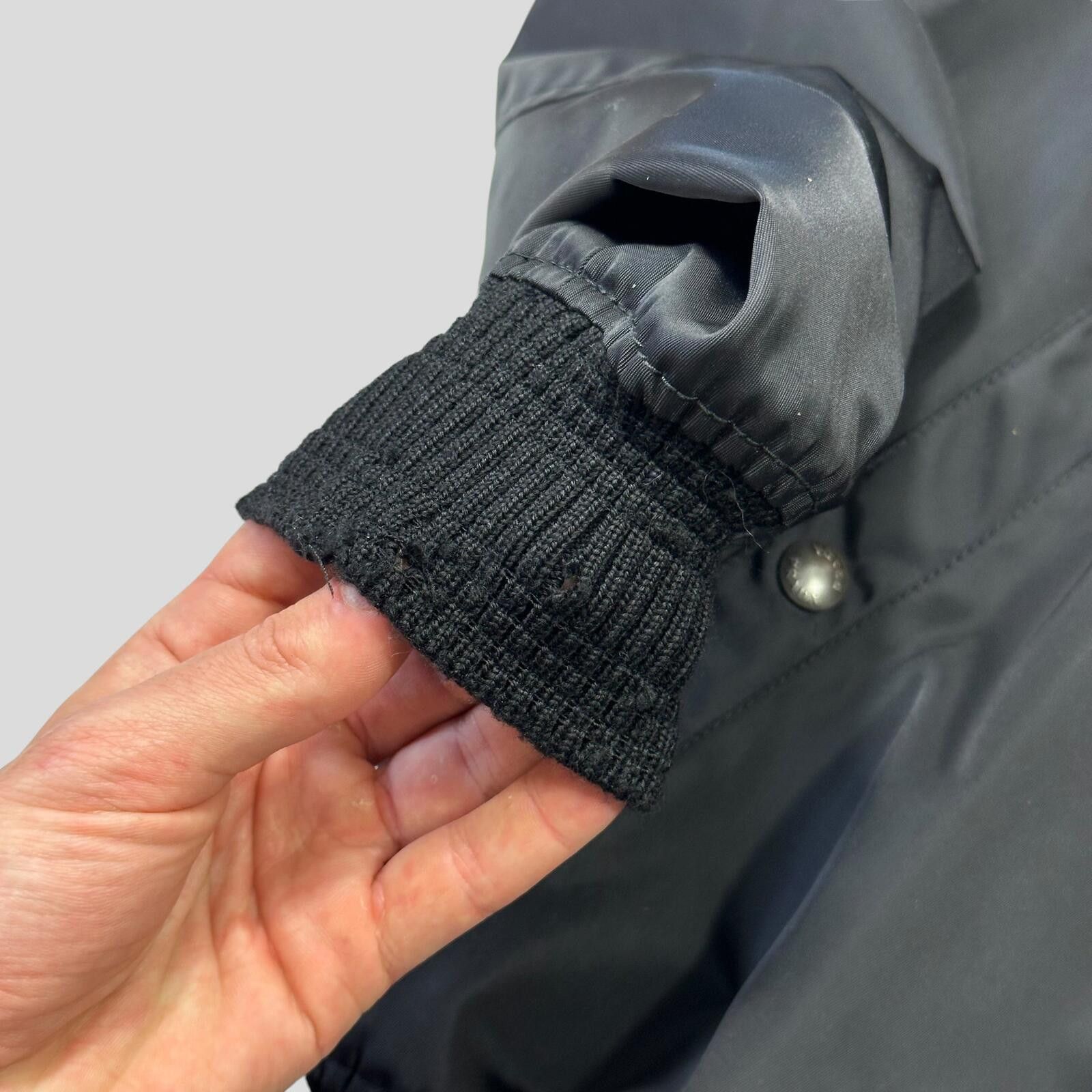 Prada Prada Milano 2018 Black Gabardine Nylon Triangle Bomber - M Size US M / EU 48-50 / 2 - 8 Thumbnail