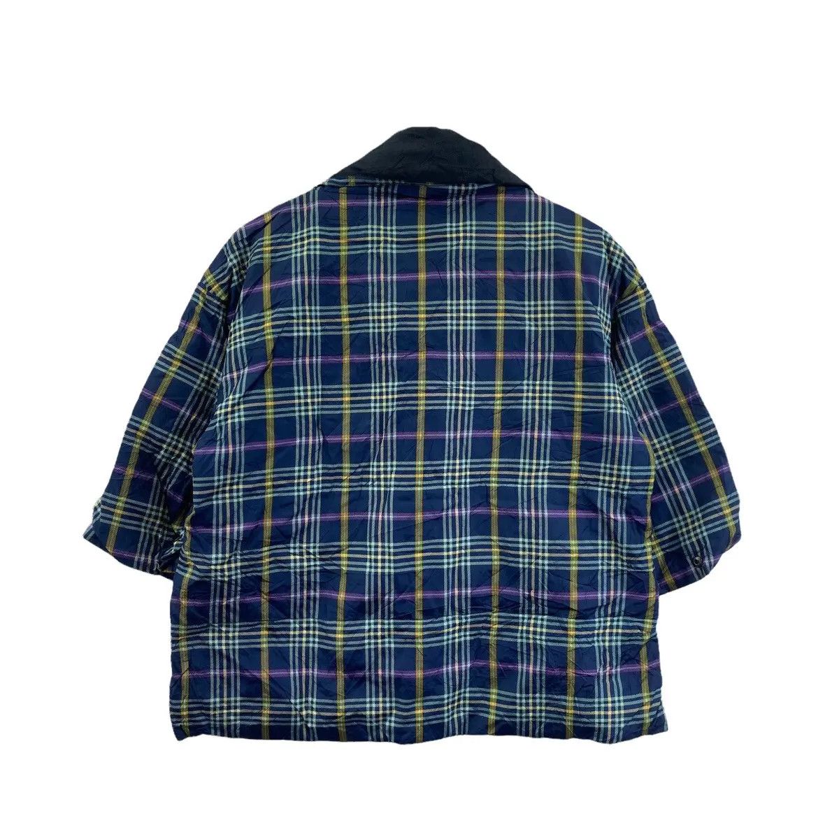 Golden Bear Vtg GOLDEN BEAR Cropped Top CHECKS Puffer Jacket Size L / US 10 / IT 46 - 2 Thumbnail