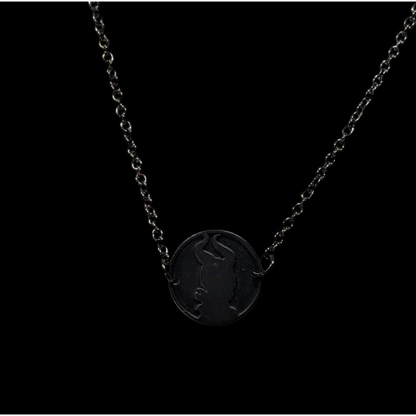 Disney Disney Maleficent Black Cameo Pendant Necklace Size ONE SIZE - 3 Thumbnail