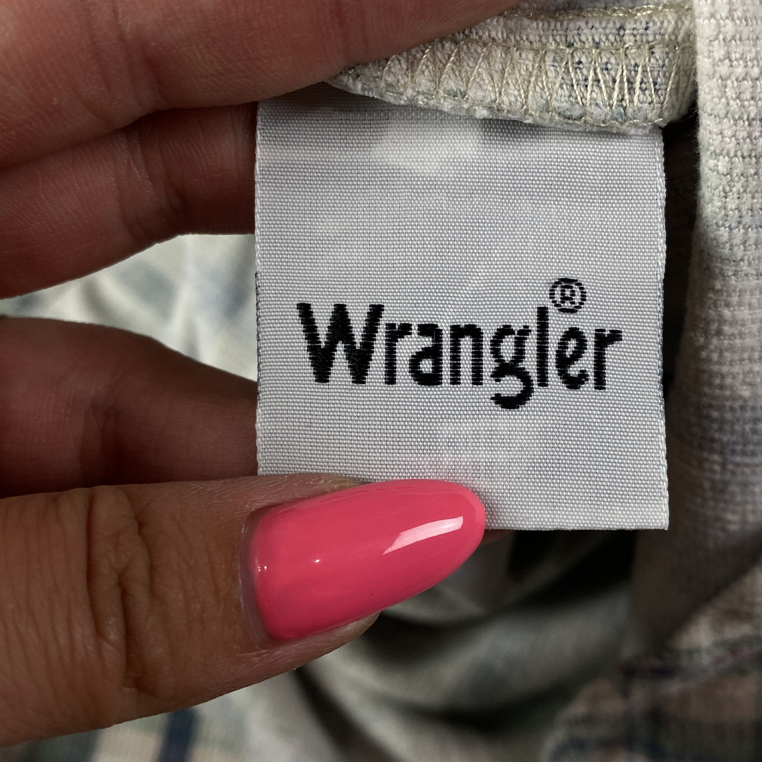 Vintage × Wrangler Mens Vintage Long Sleeve Shirts Wrangler Size XL Cotton Size US XL / EU 56 / 4 - 4 Thumbnail