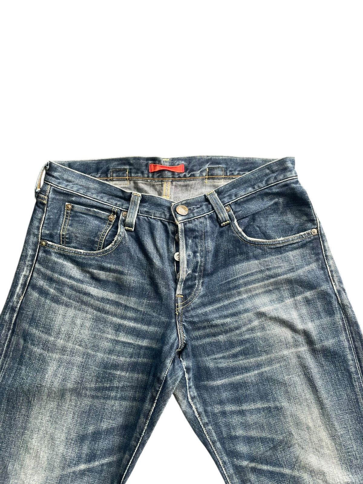 Japanese Brand Red Card Japan Denim Size US 32 / EU 48 - 4 Thumbnail