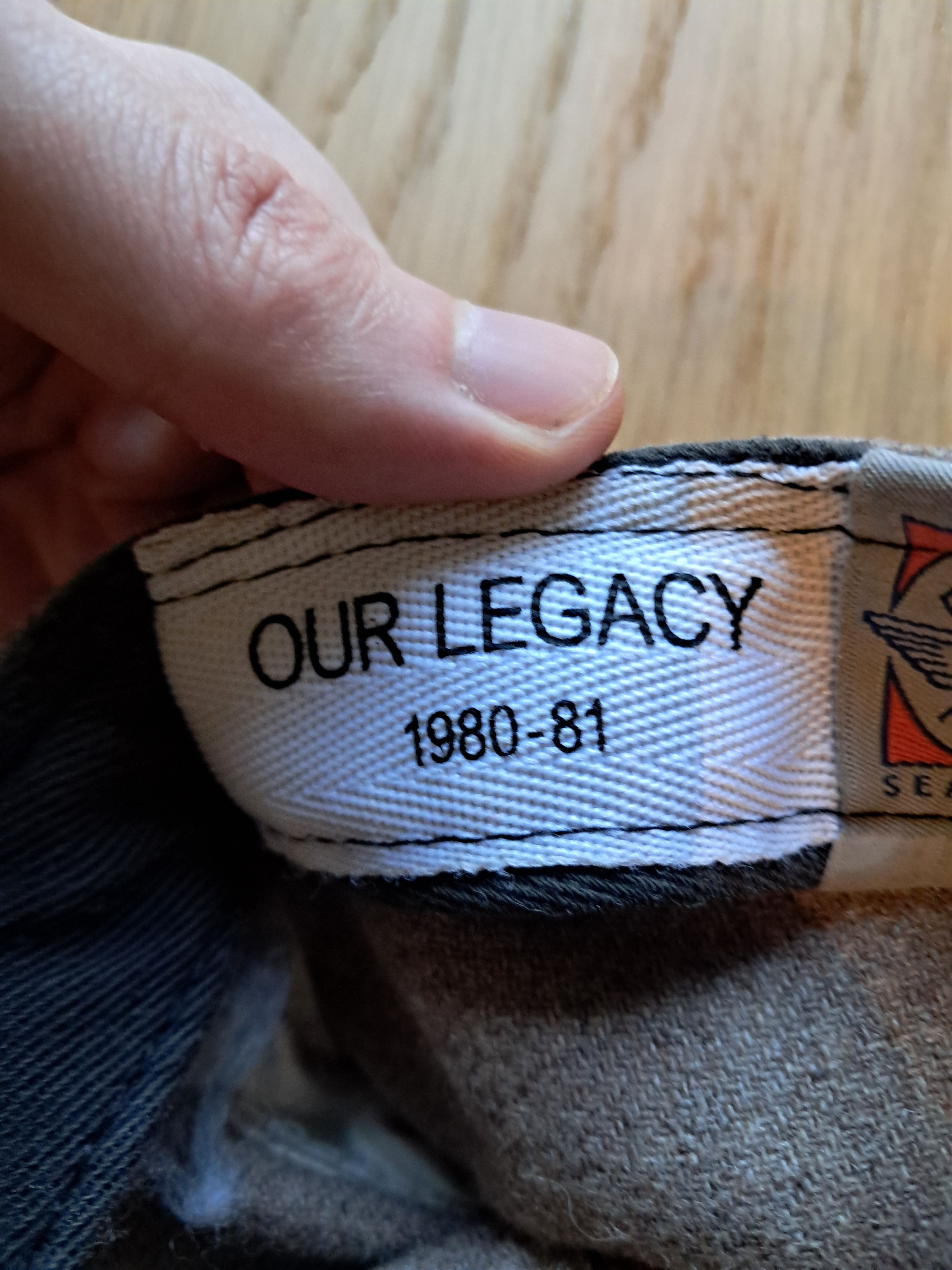 Our Legacy Our Legacy Ball Cap Hat Grey Cotton Size ONE SIZE - 5 Thumbnail