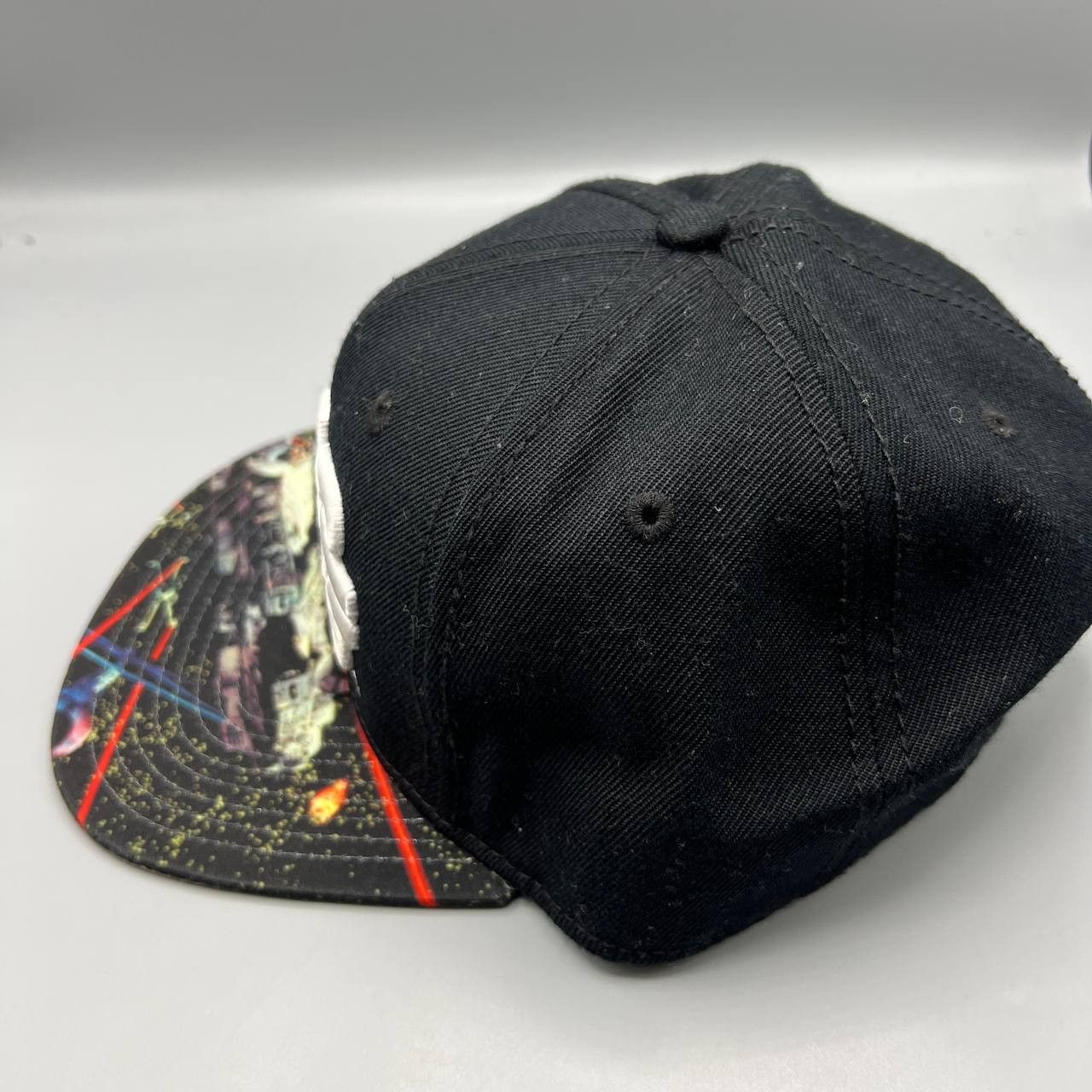 Star Wars Star Wars Hat Men Black Gray Embroidered Snap Back Cap Size ONE SIZE - 3 Thumbnail