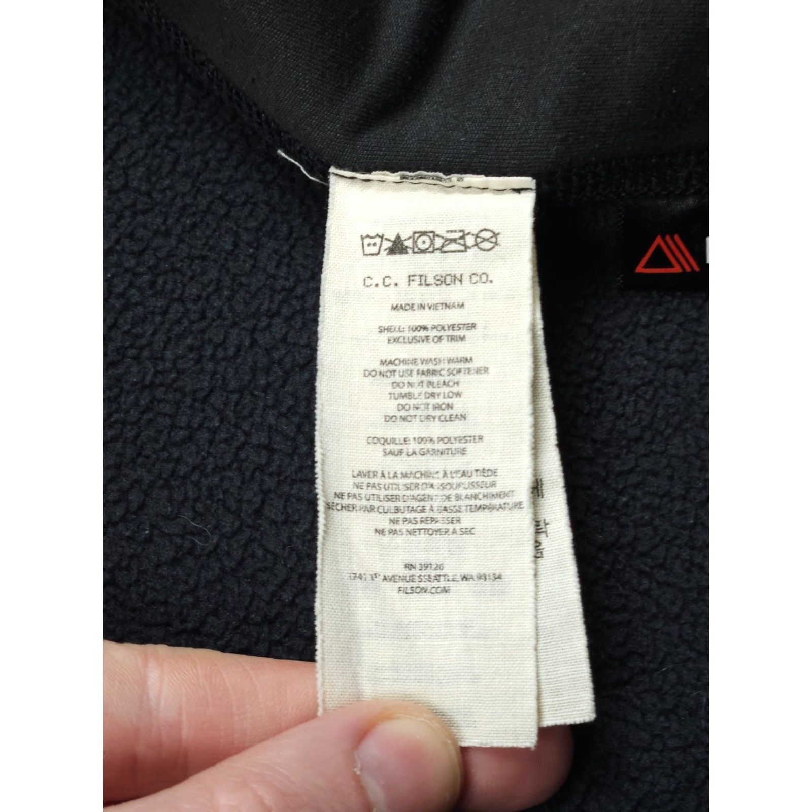 Filson Filson Vest Mens XXL Dark Navy Polartec Full Zip Ski Ridgeway Fleece 20052631 Size US XXL / EU 58 / 5 - 7 Thumbnail