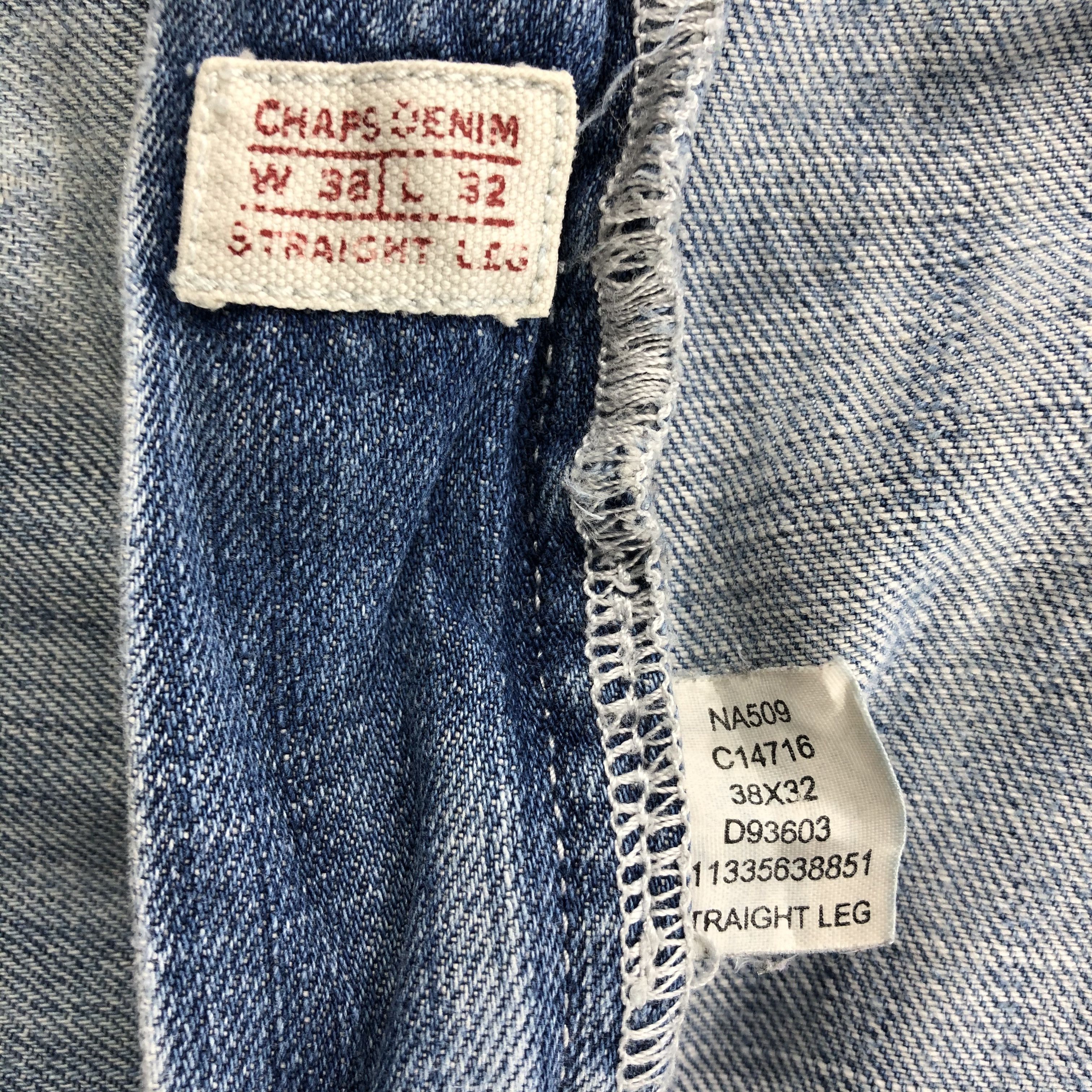 Chaps × Vintage Vintage Light Wash Chaps Jeans-JM1833 Size US 38 / EU 54 - 8 Thumbnail