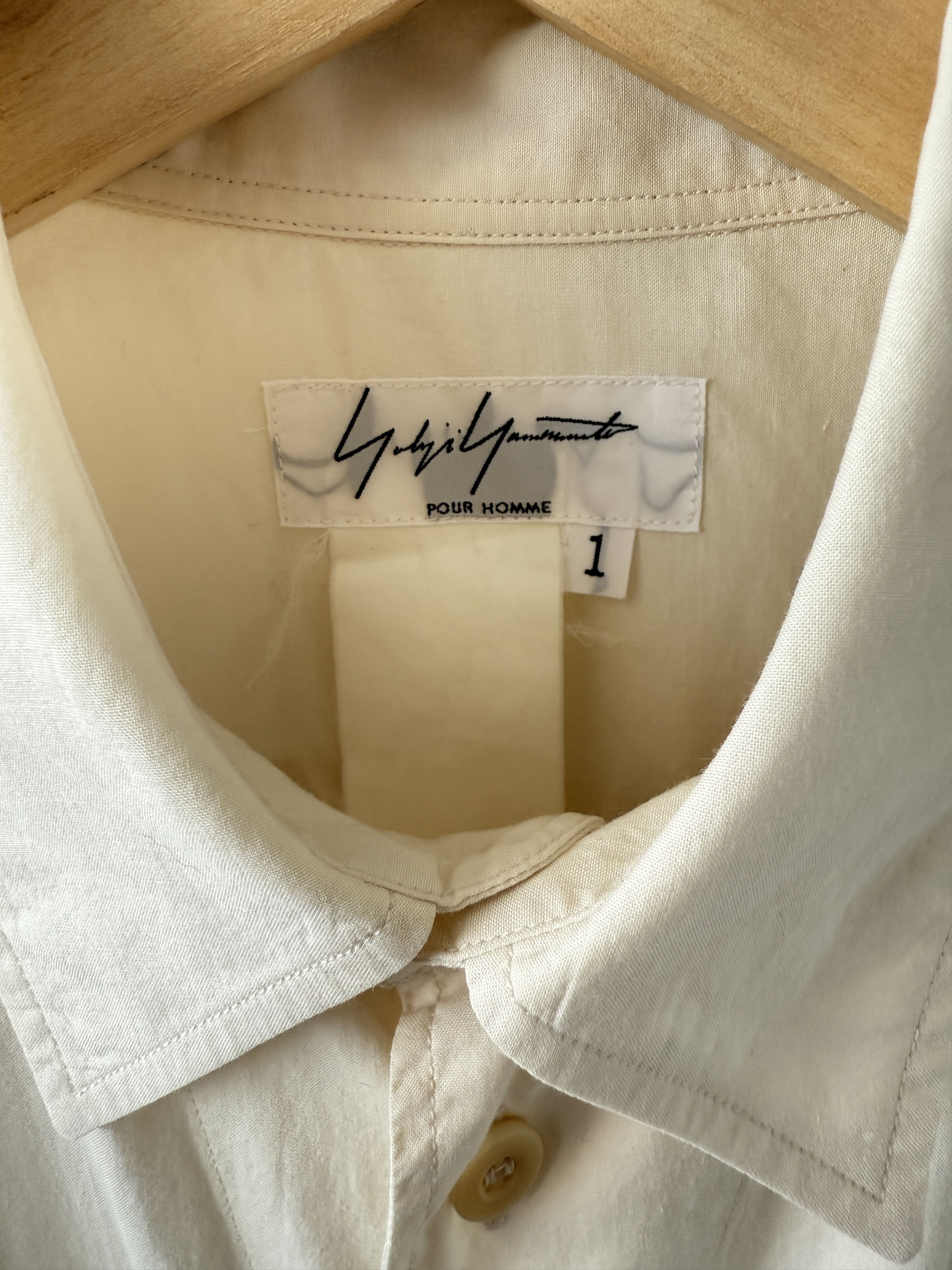 Yohji Yamamoto SS08 Runway Look 1 Red "X" Button Up Shirt Size US S / EU 44-46 / 1 - 7 Thumbnail