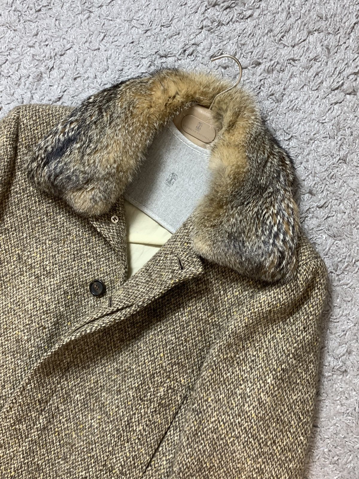 Brunello Cucinelli Extremely Rare Brunello Cucinelli 100% wool coat Size US XL / EU 56 / 4 - 5 Thumbnail