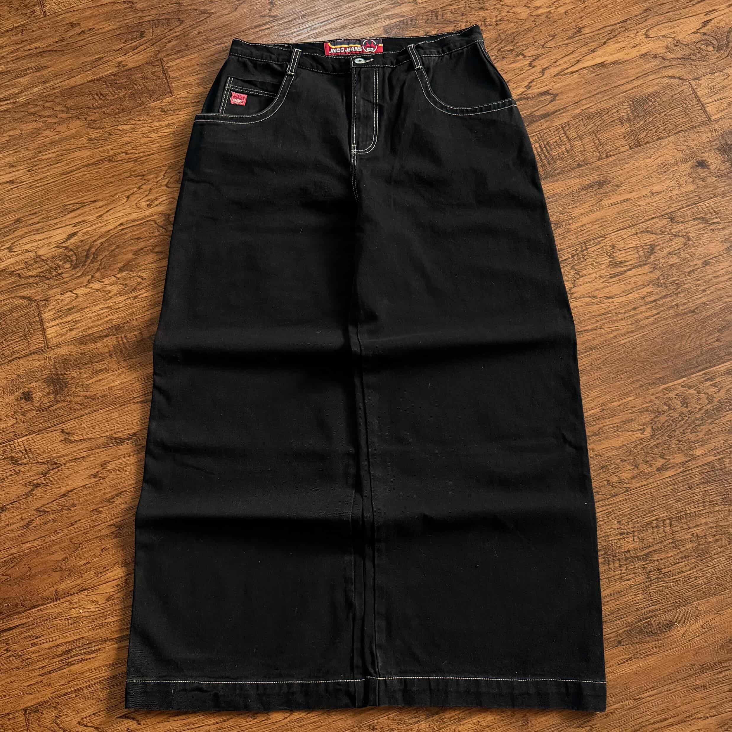 JNCO JNCO Jeans Skull & Crossbones Baggy Size US 34 / EU 50 - 1 Thumbnail