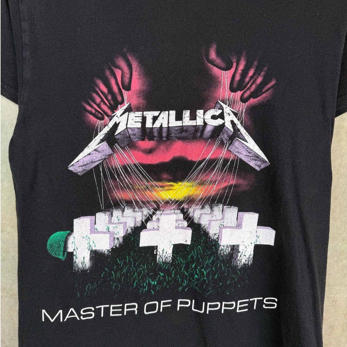 Metallica Metallica Master of Puppets Band T Shirt Sz S/M Rock Metal Size US M / EU 48-50 / 2 - 3 Thumbnail