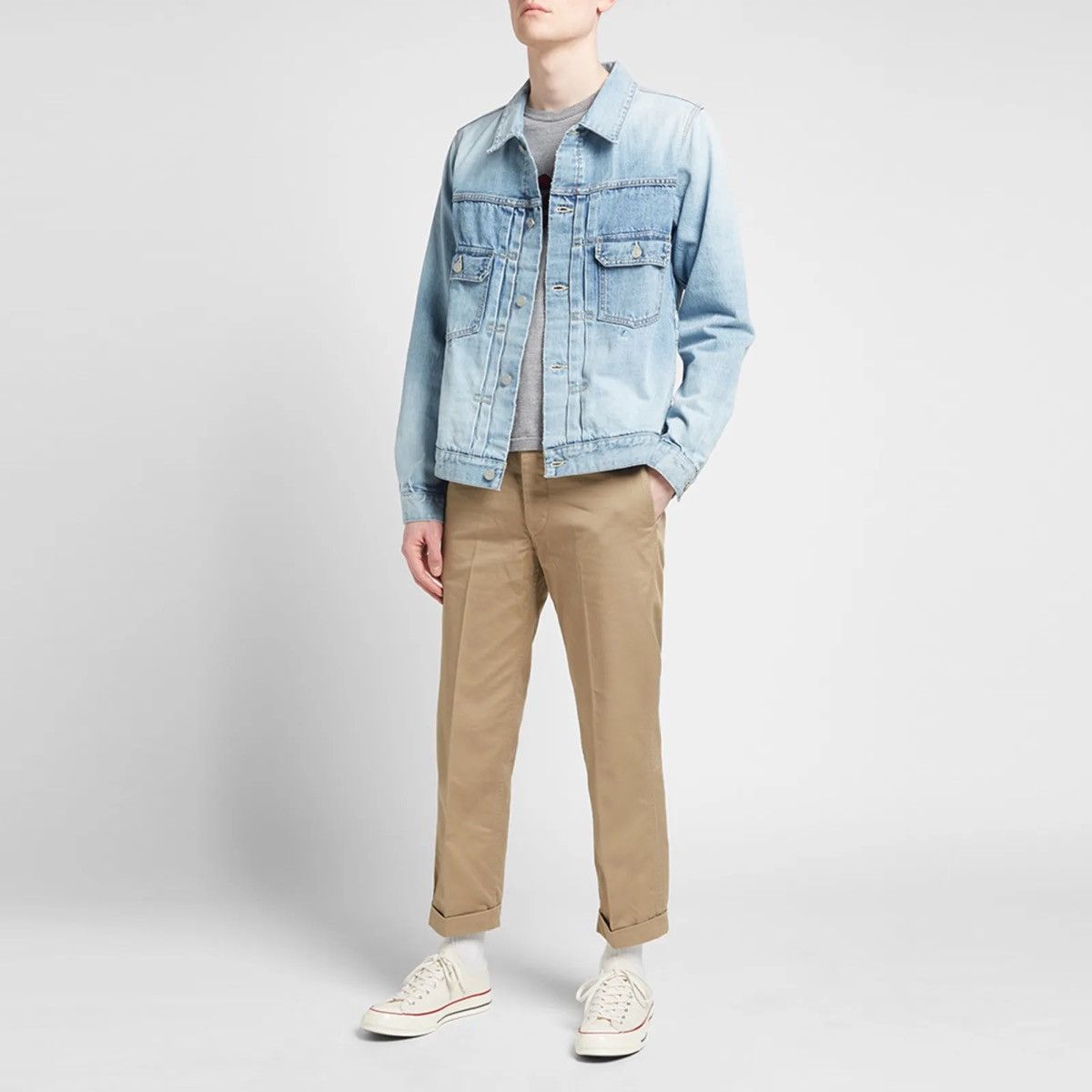 Visvim Sz2 19SS 101 Social Sculpture Distressed Denim Jacket Size US M / EU 48-50 / 2 - 5 Thumbnail