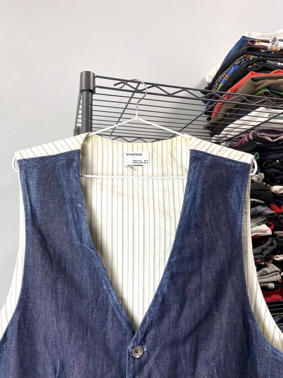 Energie Rare! Vintage Energie by Miss Sixty Denim Vest Size US M / EU 48-50 / 2 - 3 Thumbnail