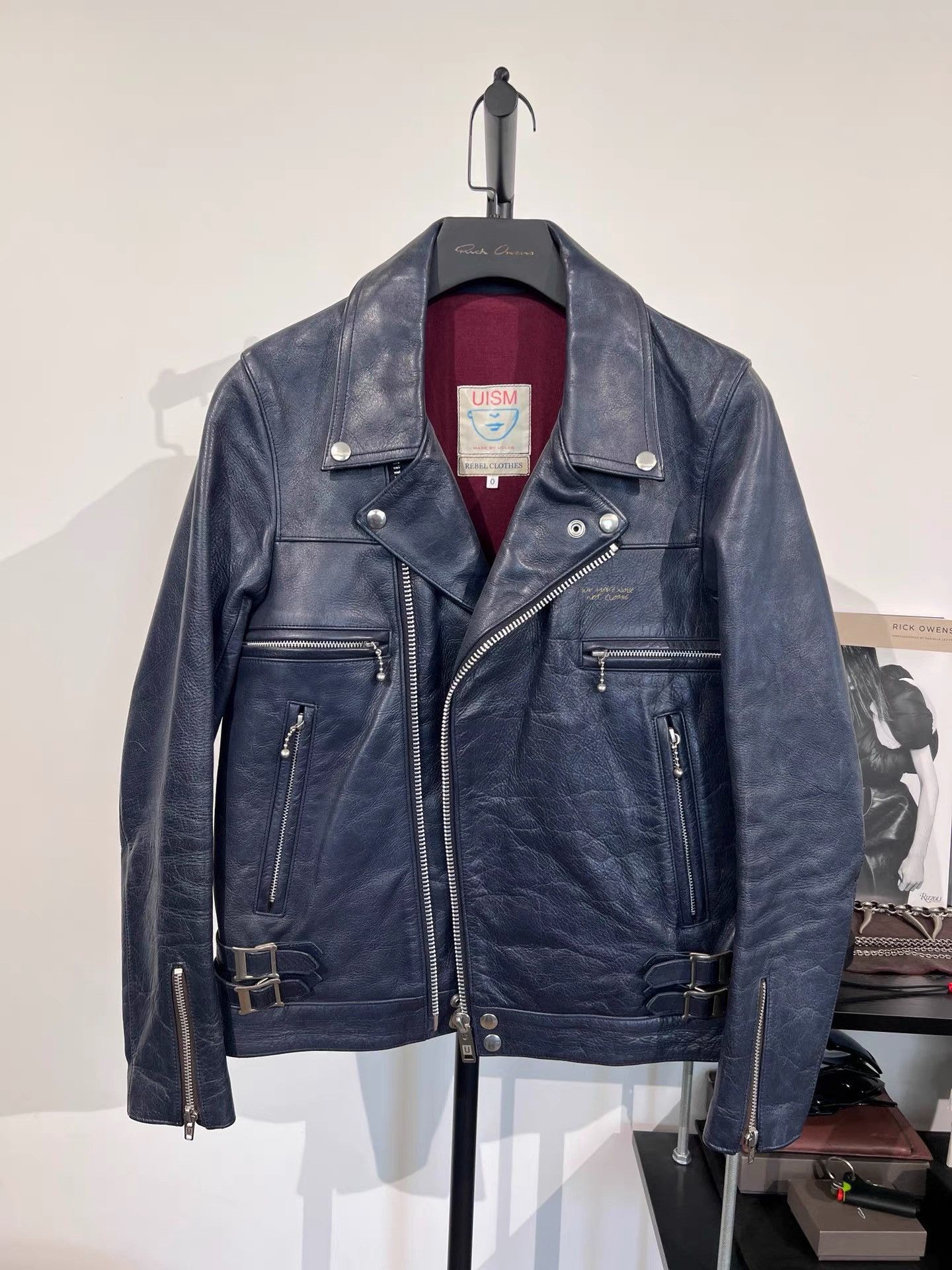 Undercover Undercover Jun Takahashi Cowhide Biker Leather Jacket K35 Size US XS / EU 42 / 0 - 1 Thumbnail