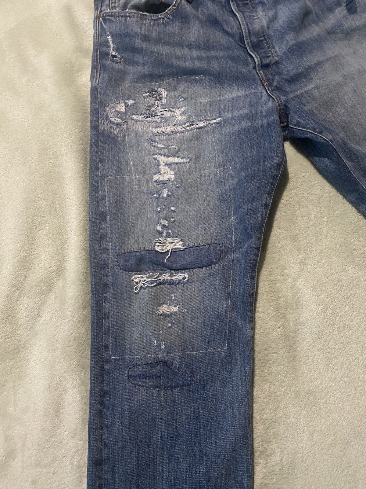 Polo Ralph Lauren vintage Polo Ralph Lauren distressed demin Size US 34 / EU 50 - 2 Thumbnail