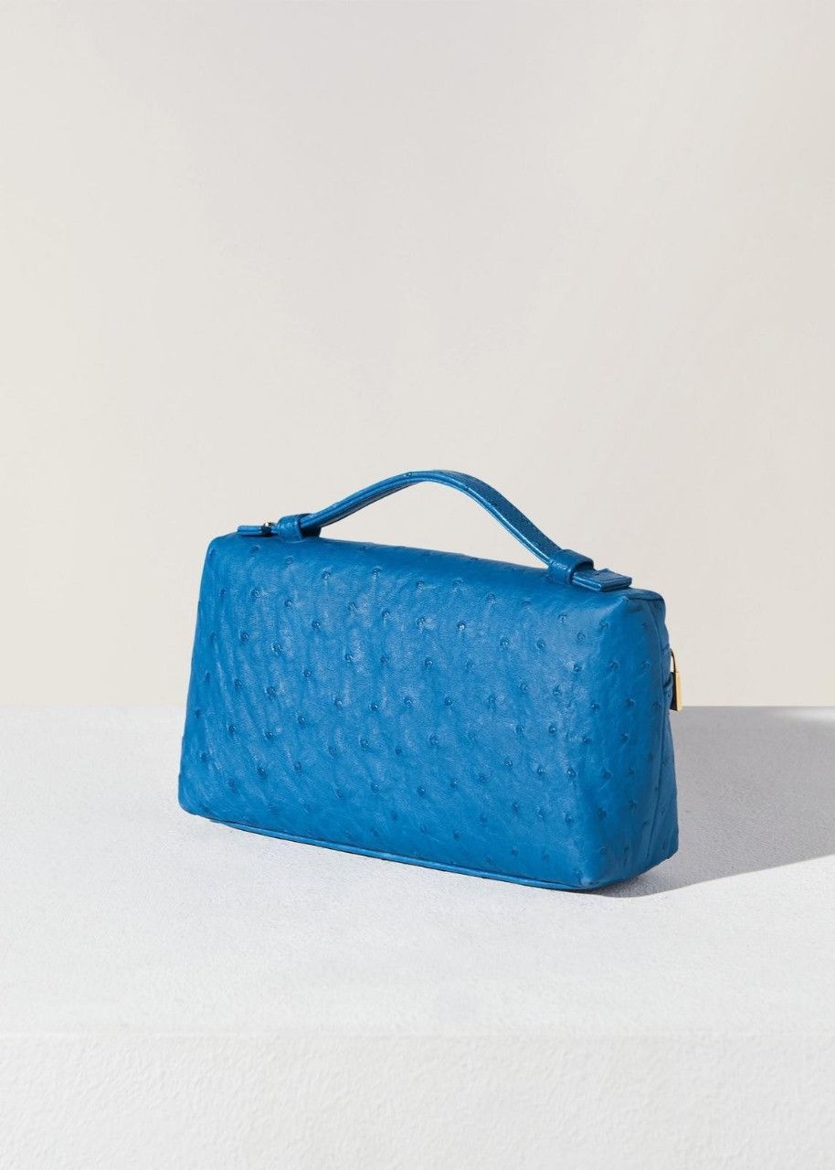 Loro Piana o1srvl11e0624 Size: OS FAI5532 Pouch in Blue Size ONE SIZE - 1 Thumbnail