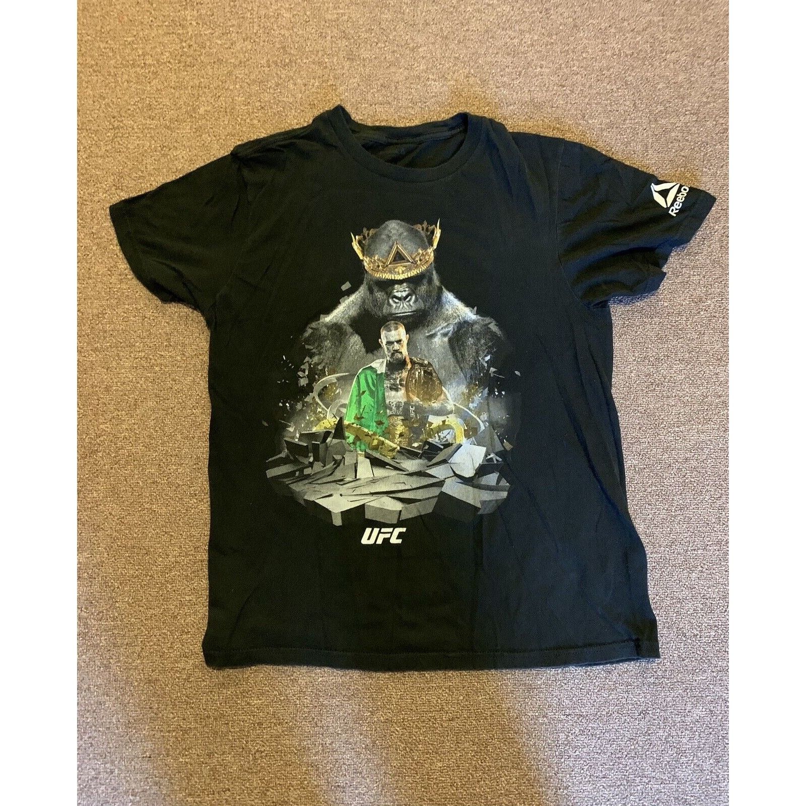 Reebok Reebok UFC Conor McGregor Graphic Black T-Shirt Men’s S Size S / US 4 / IT 40 - 1 Thumbnail