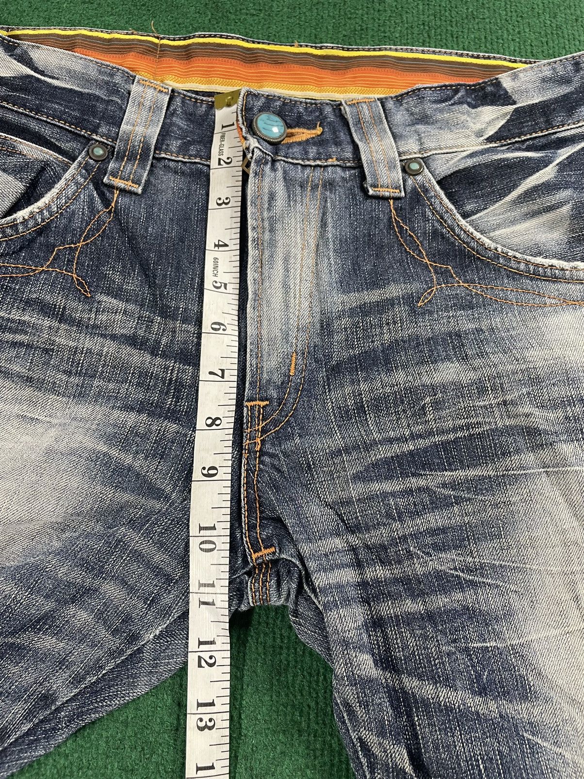 Edwin Vintage Edwin Distressed Jeans Flair Cut Size US 34 / EU 50 - 10 Thumbnail