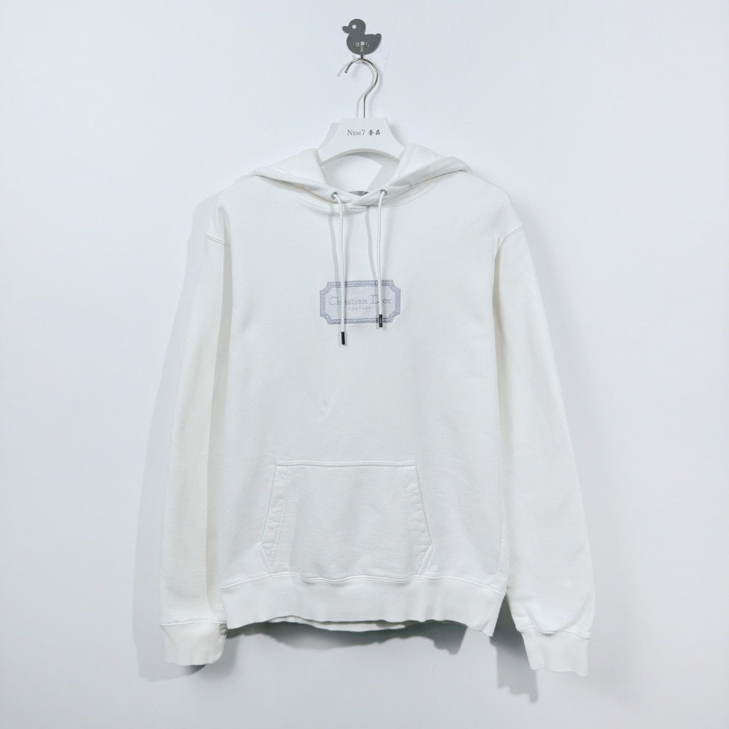 Dior Dior CD Logo Embroidered White Hoodie Size US S / EU 44-46 / 1 - 1 Thumbnail