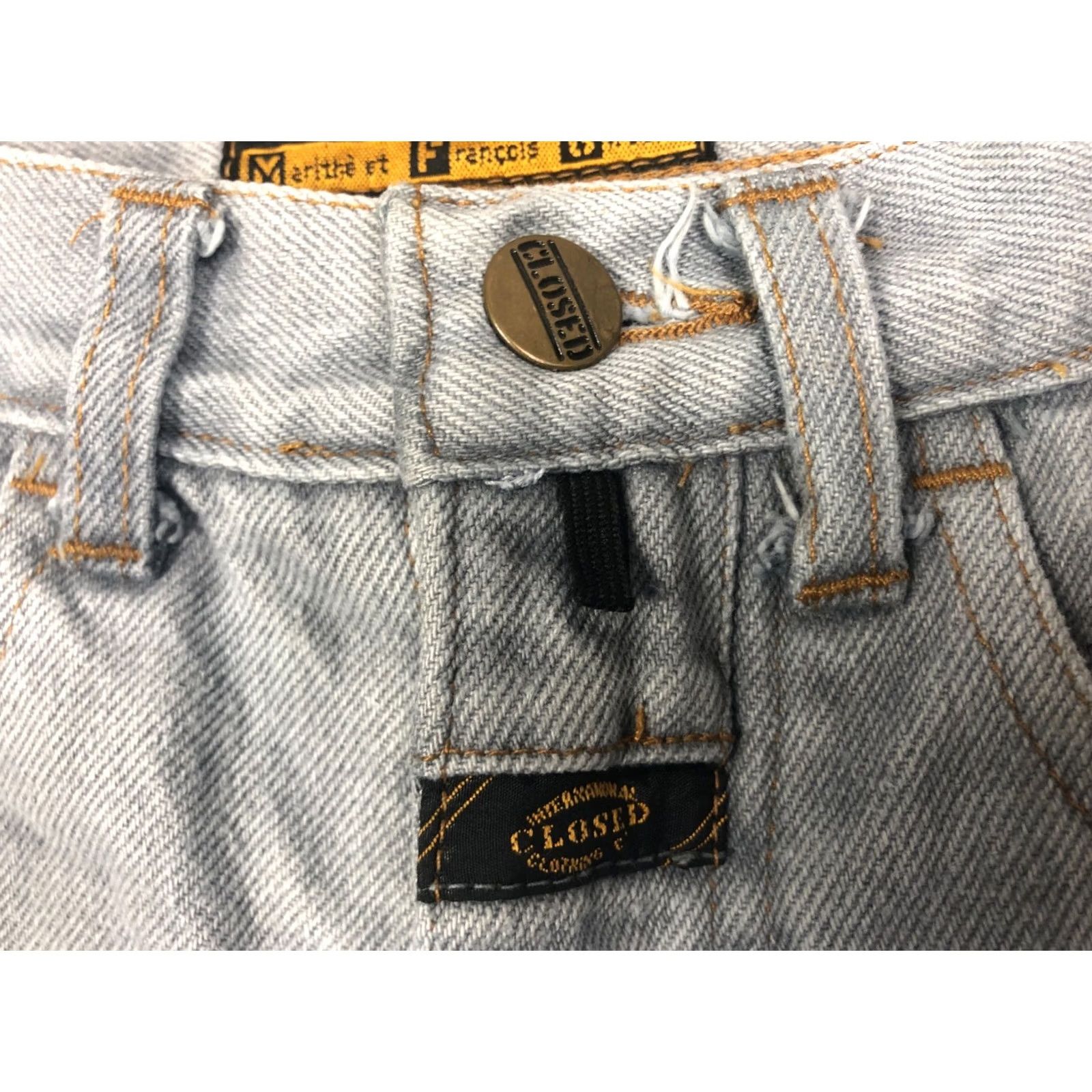 CLOSED Closed Pants Womens 42 Blue Wide Jeans Cotton Women Size Cropped Size 28" / US 6 / IT 42 - 6 Thumbnail