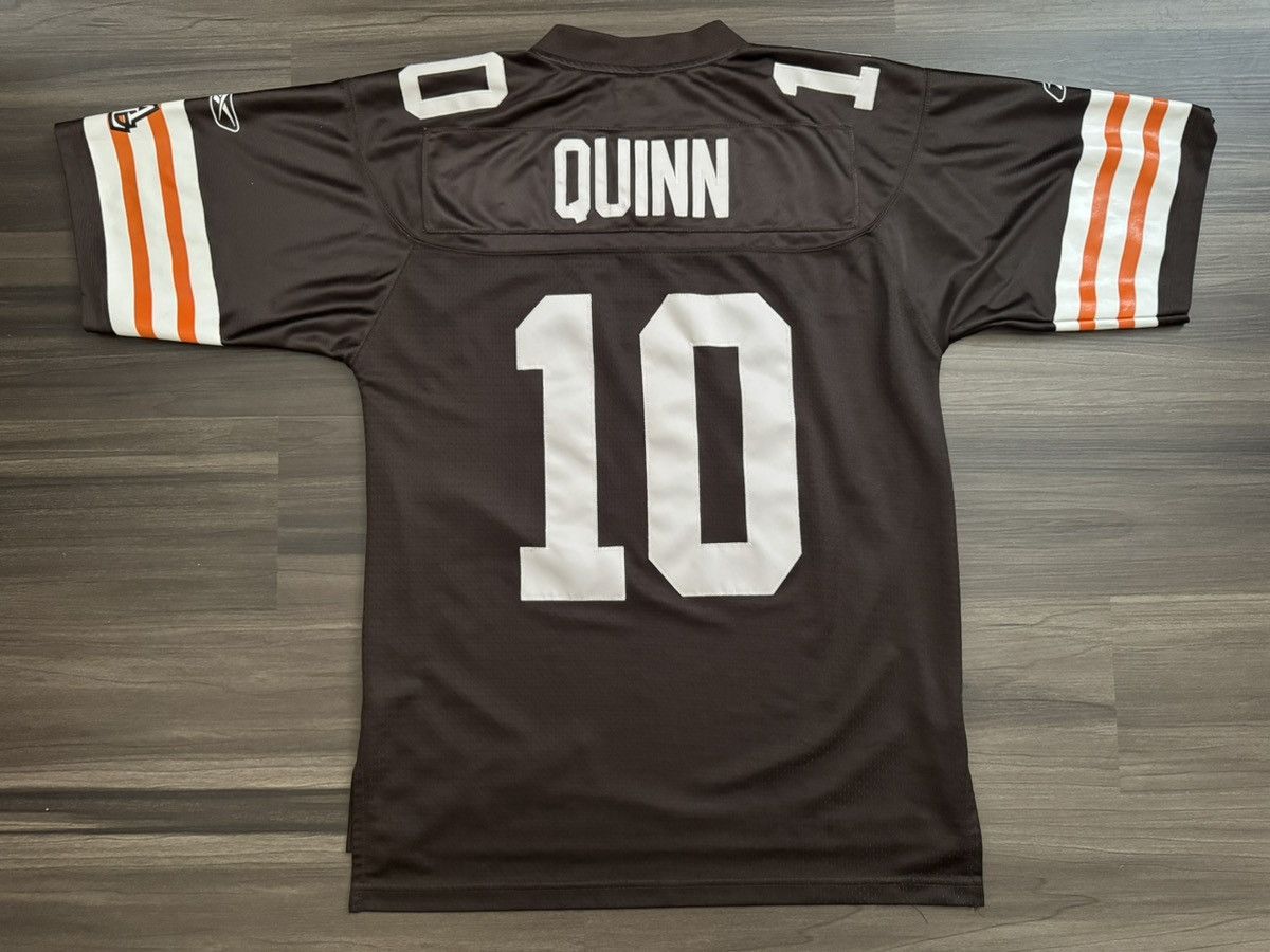 Reebok Brady Quinn Cleveland Browns #10 Stitched Jersey M +2 Length Size US M / EU 48-50 / 2 - 6 Thumbnail