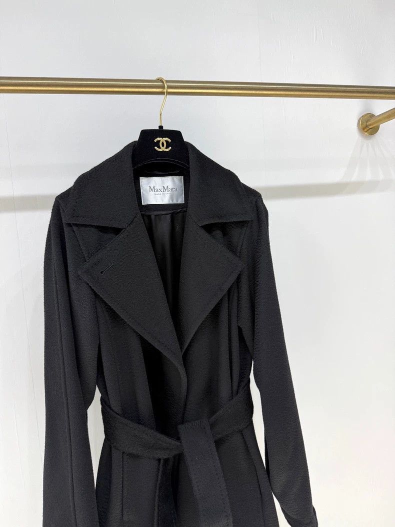 Max Mara max mara Black camel fleece long coat Size S / US 4 / IT 40 - 4 Thumbnail